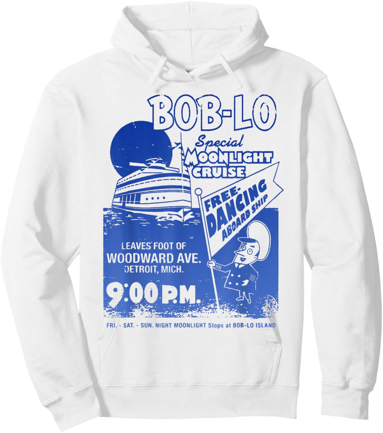 Boblo Island - Detroit, Michigan Hoodie - Hoodie | White