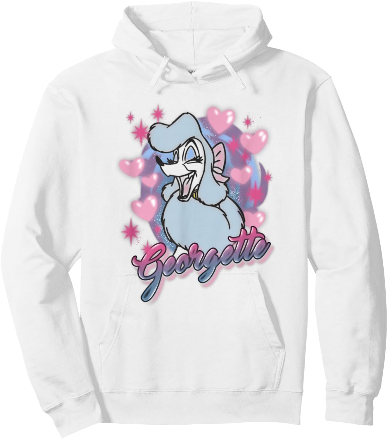 Disney Oliver & Company Georgette Lovely Portrait Hoodie - Hoodie | White