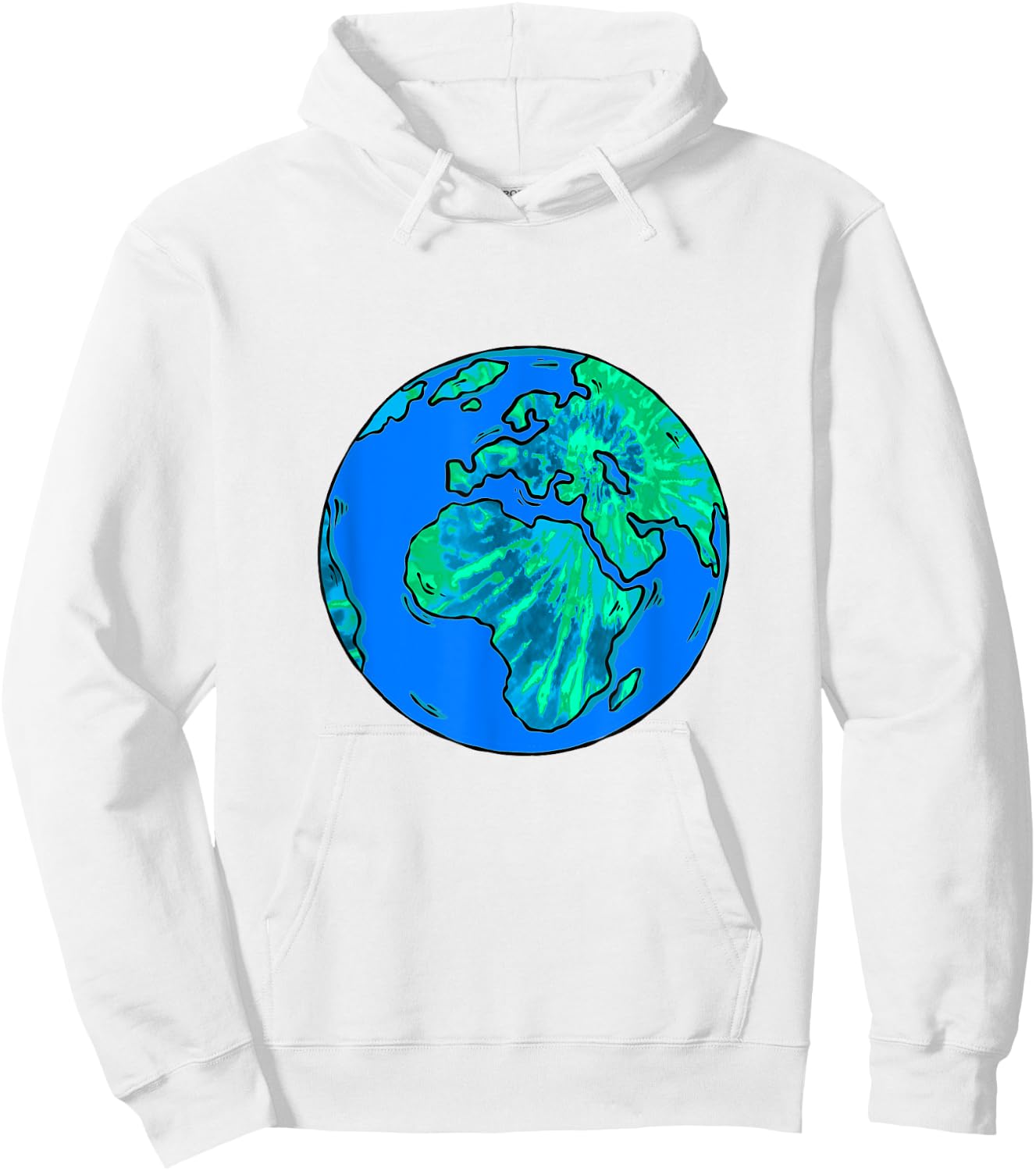 Earth Day Tie Dye Planet Tie Dye Earth Day Tie Dye Globe Hoodie - Hoodie | White