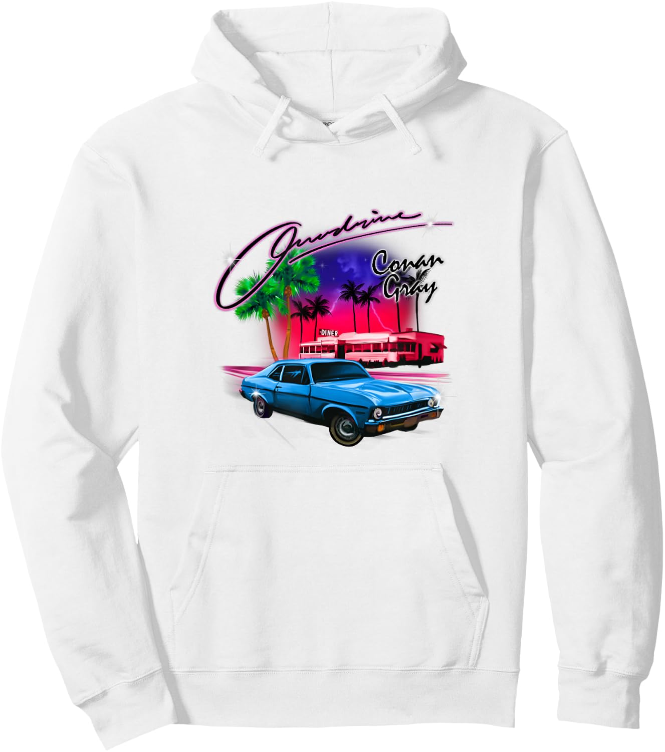 Official Conan Gray Overdrive Hoodie - Hoodie | White