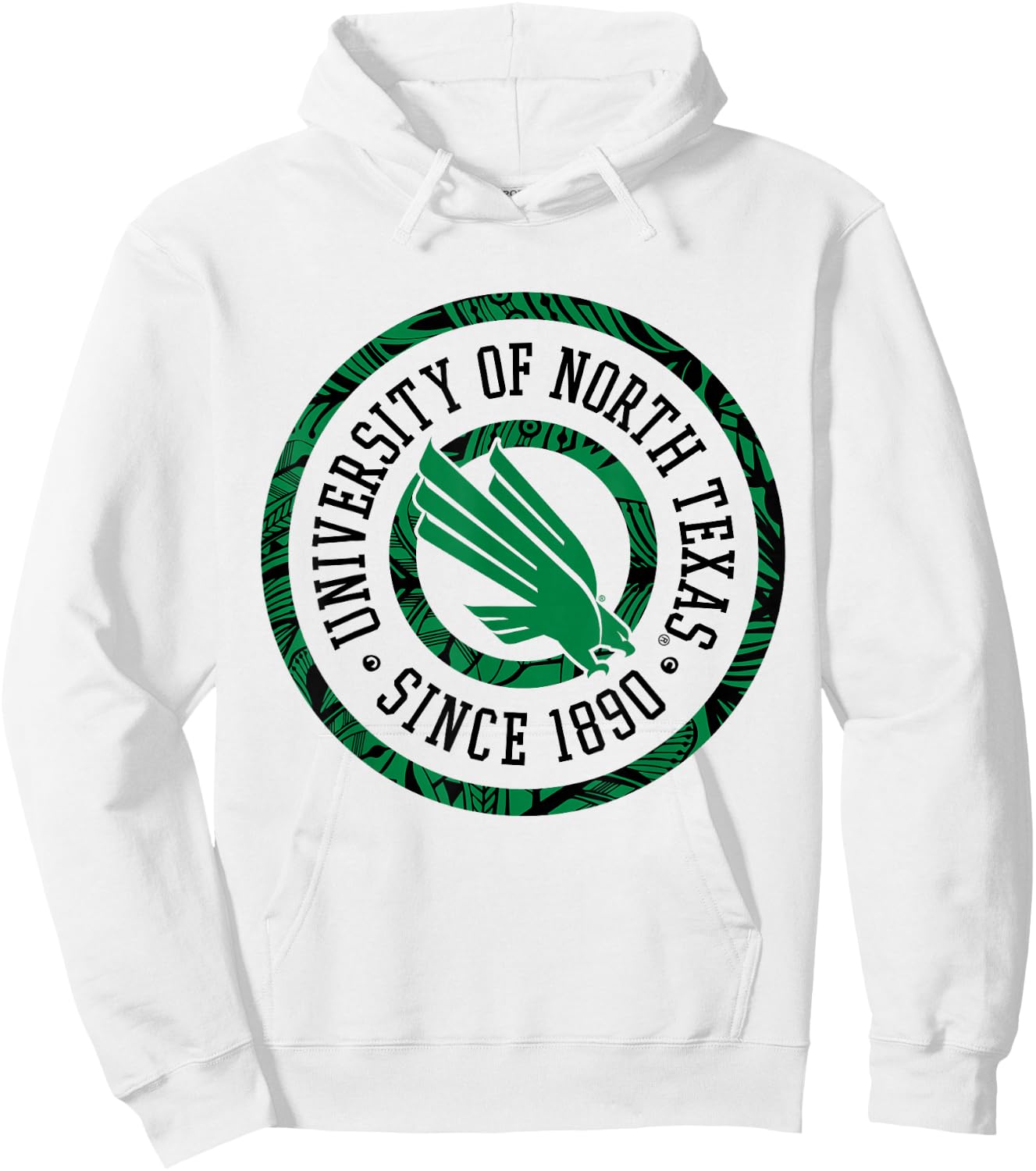 North Texas Mean Green | NCAA University of Merch | 1709EL07 Hoodie - Hoodie | White