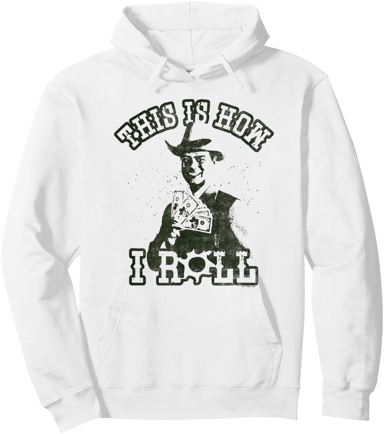 Dallas J.R. Ewing This Is How I Roll Poster Hoodie - Hoodie | White