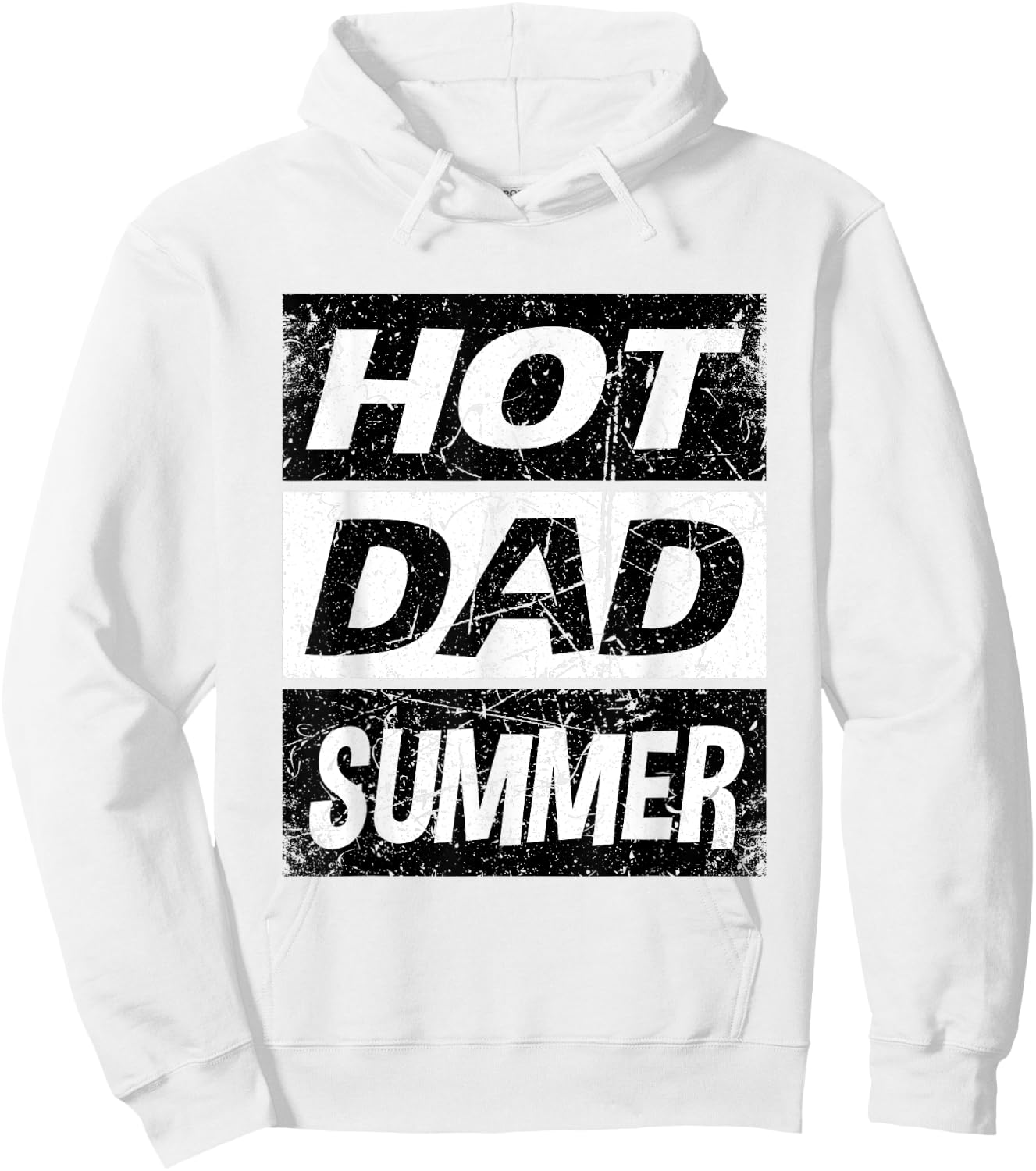 Retro Hot Dad Summer Shirt Fathers Day Rad Girl Dad Hoodie - Hoodie | White