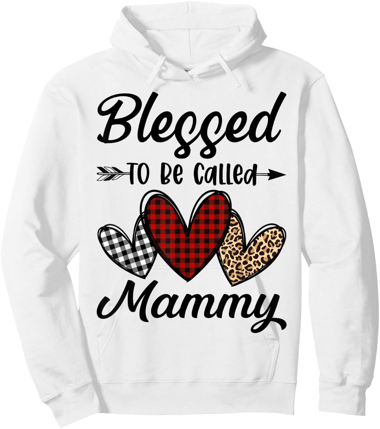 Blessed To Be Called Mammy Funny Mammy Life Hoodie - Hoodie | White