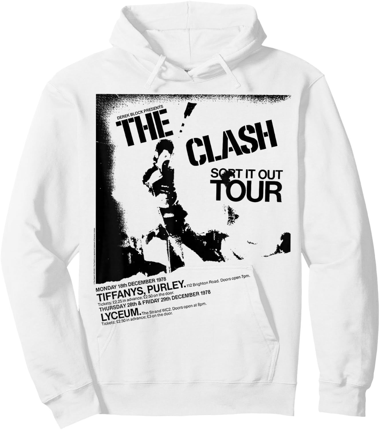 The Clash - Sort It Out Tour Hoodie - Hoodie | White