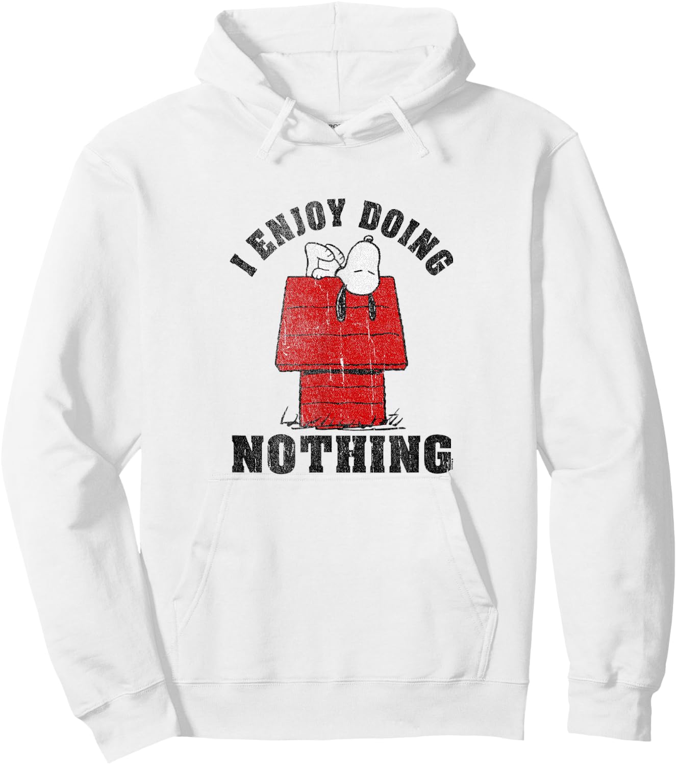 Peanuts - Snoopy I Enjoy doing Nothing Hoodie - Hoodie | White