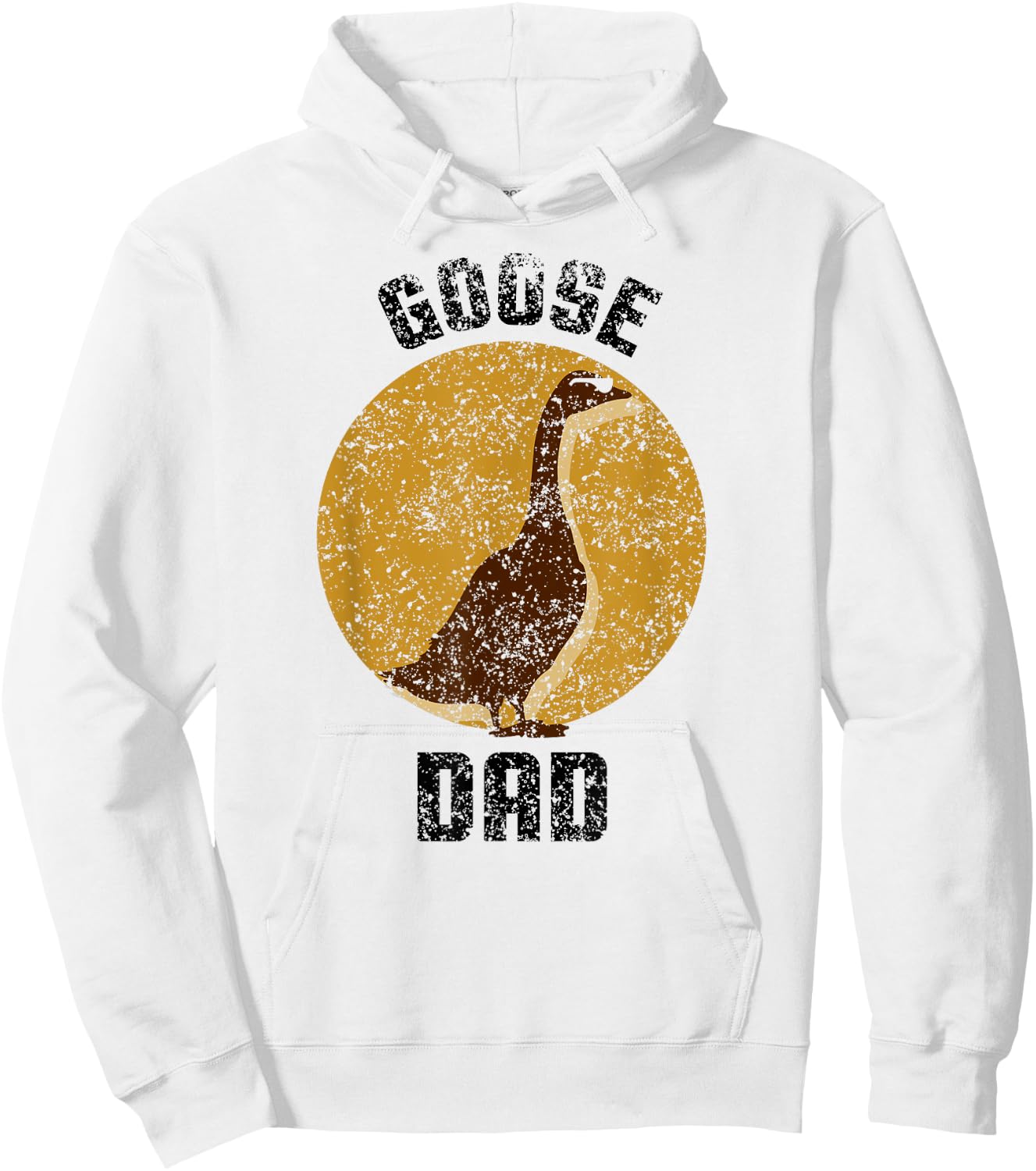 Goose Dad Animal Lover Geese Owner Hoodie - Hoodie | White
