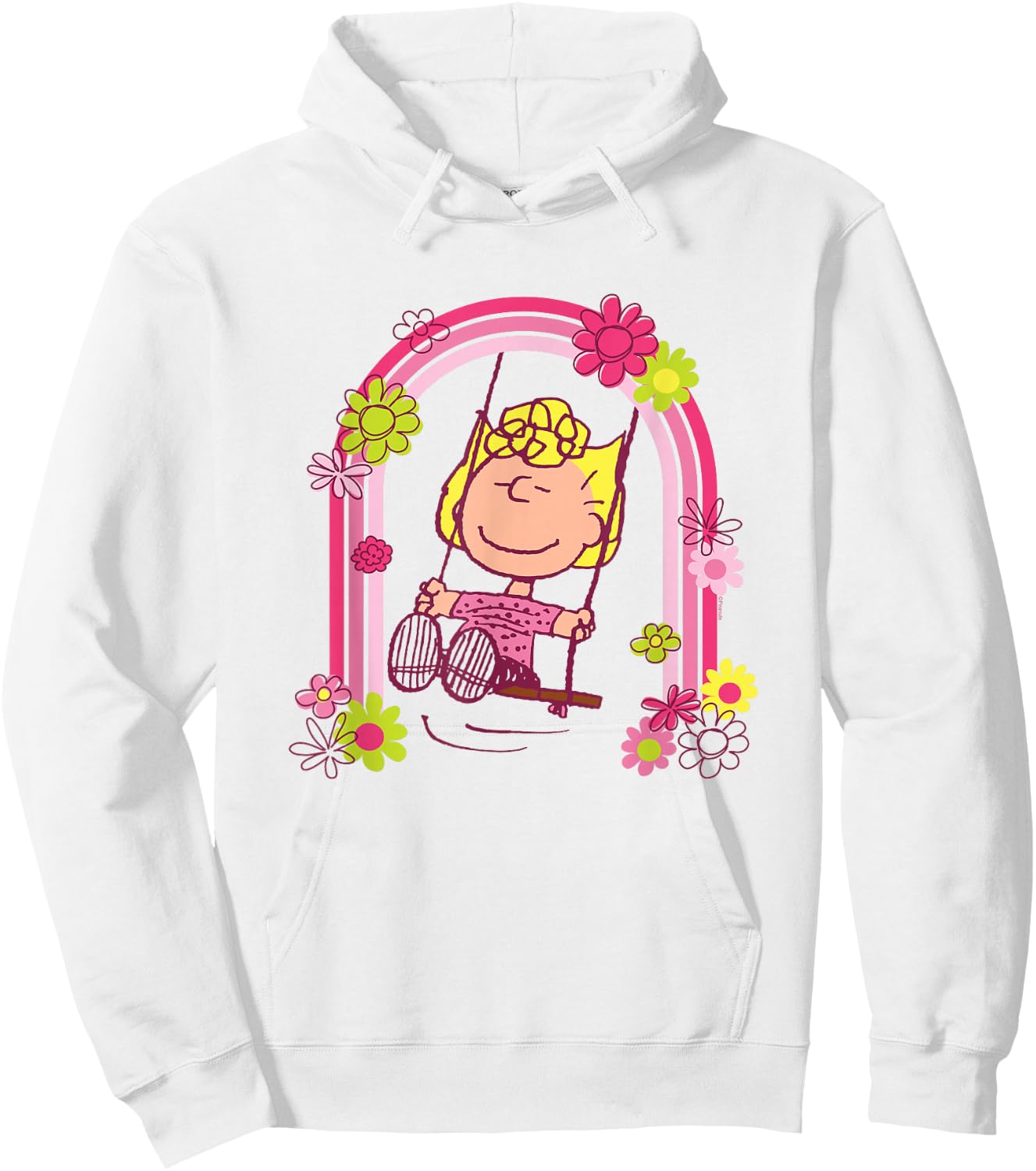 Peanuts - Sally Rainbow Swing Hoodie - Hoodie | White