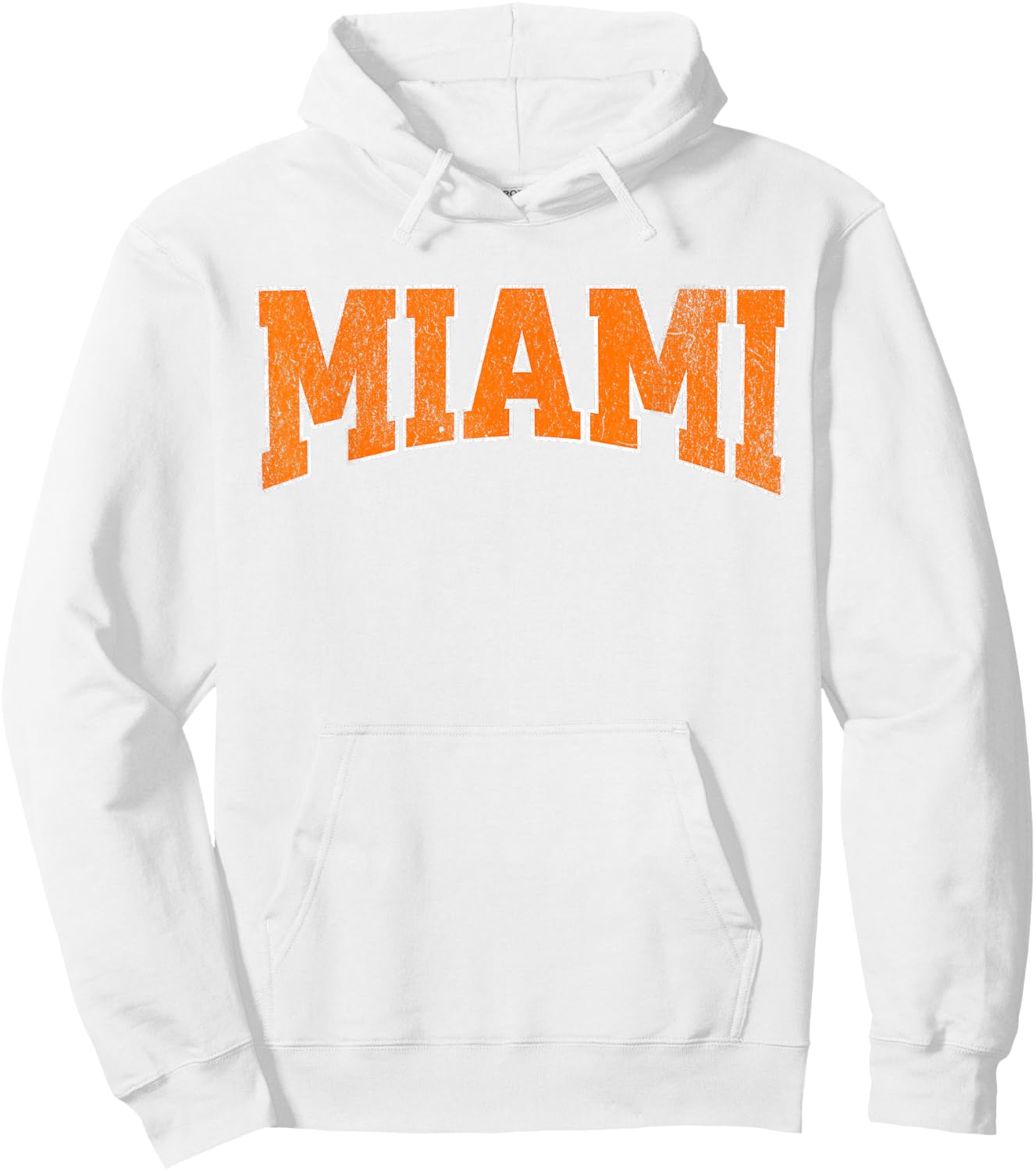 Miami Vintage City Hoodie - Hoodie | White