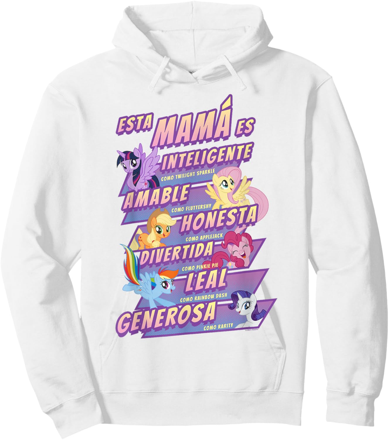 My Little Pony: Friendship Is Magic Mother's Day Spanish Hoodie - Hoodie | White