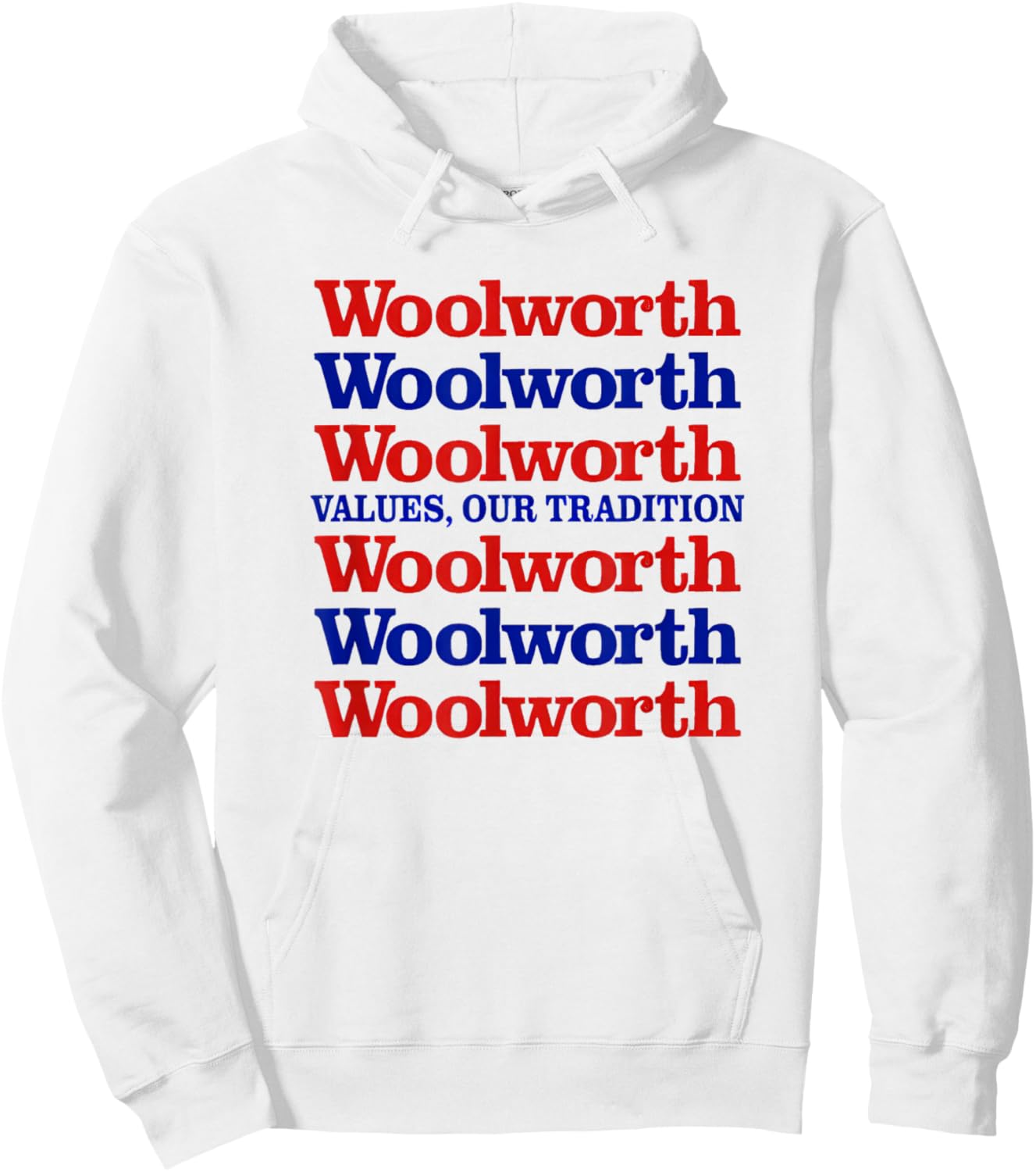 Woolworth Store Retro Vintage Hoodie - Hoodie | White