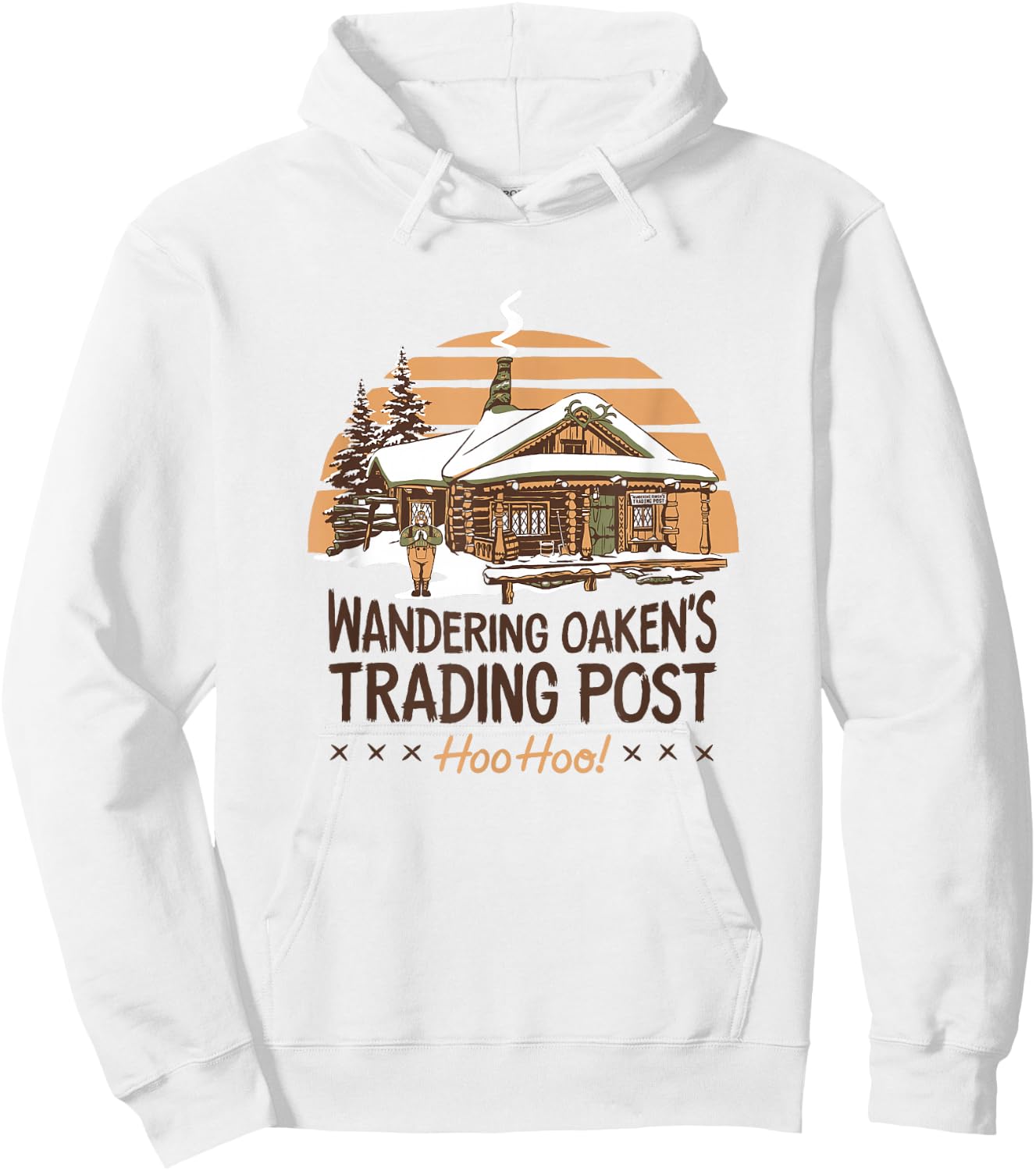 Disney Frozen Wandering Oaken's Trading Post Hoo Hoo! Poster Hoodie - Hoodie | White