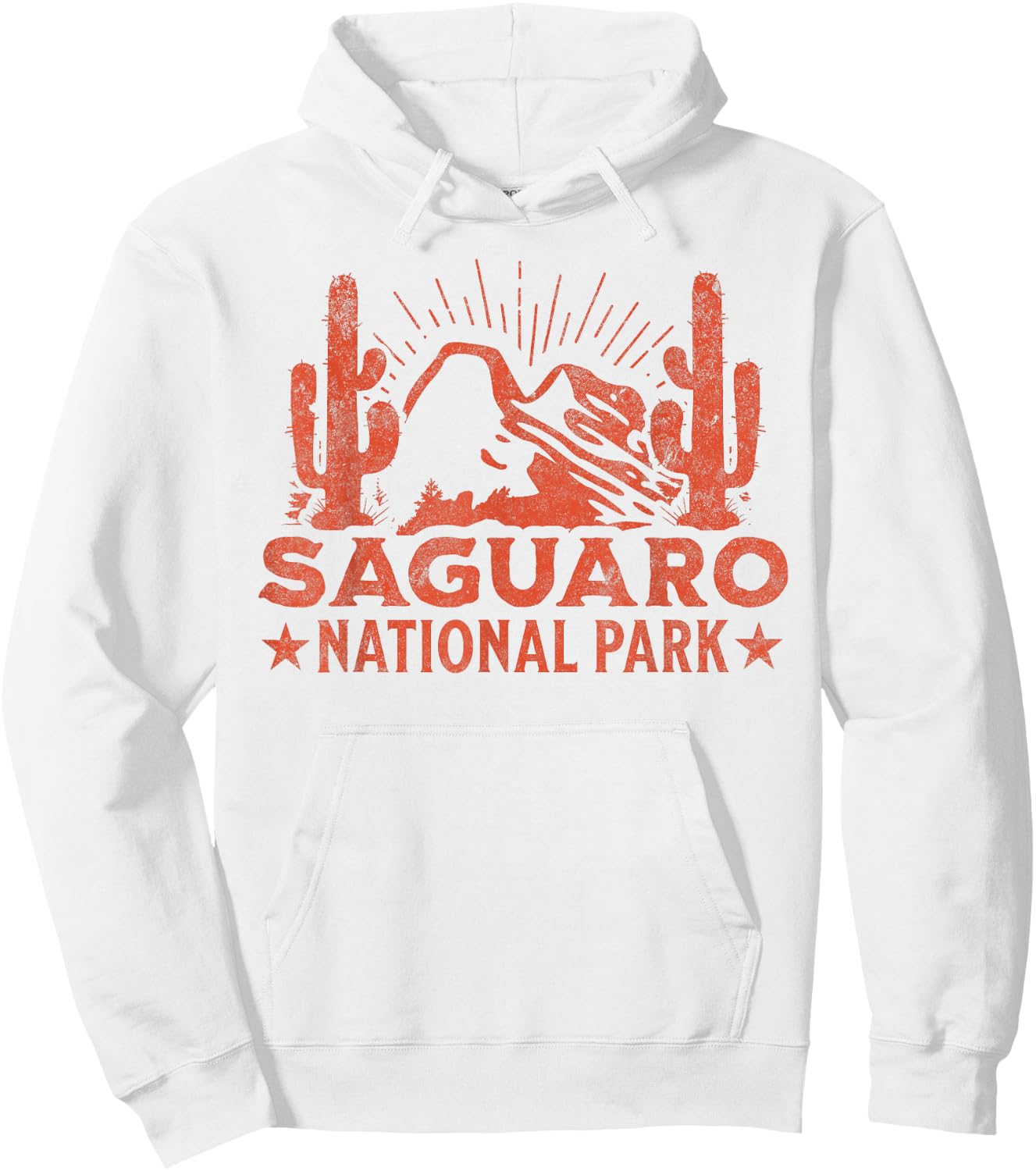 Saguaro National Park Hoodie - Hoodie | White