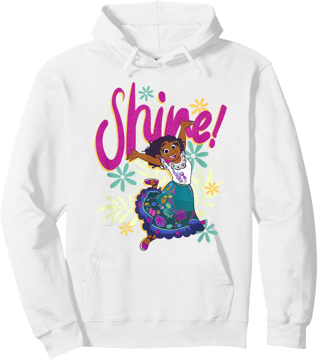 Disney Encanto Mirabel Shine Floral Dance Hoodie - Hoodie | White