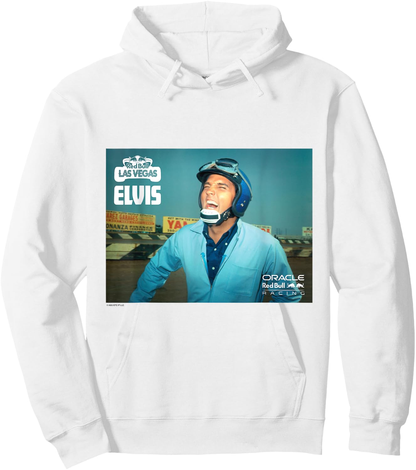Elvis Presley x Oracle Red Bull Racing Vintage Racing Hoodie - Hoodie | White