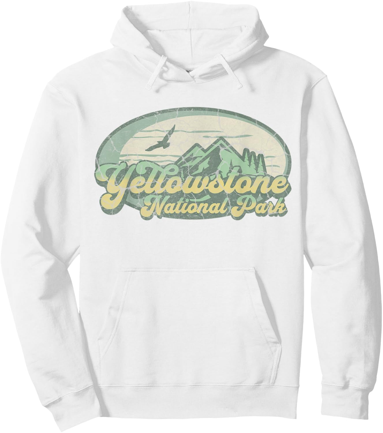 Yellowstone National Park Wyoming Nature Hiking Outdoors Hoodie - Hoodie | White