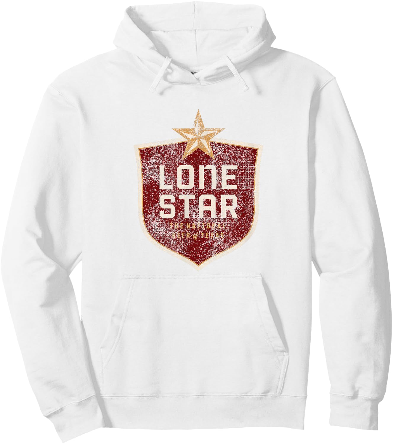 Lone Star Beer Classic Hoodie - Hoodie | White