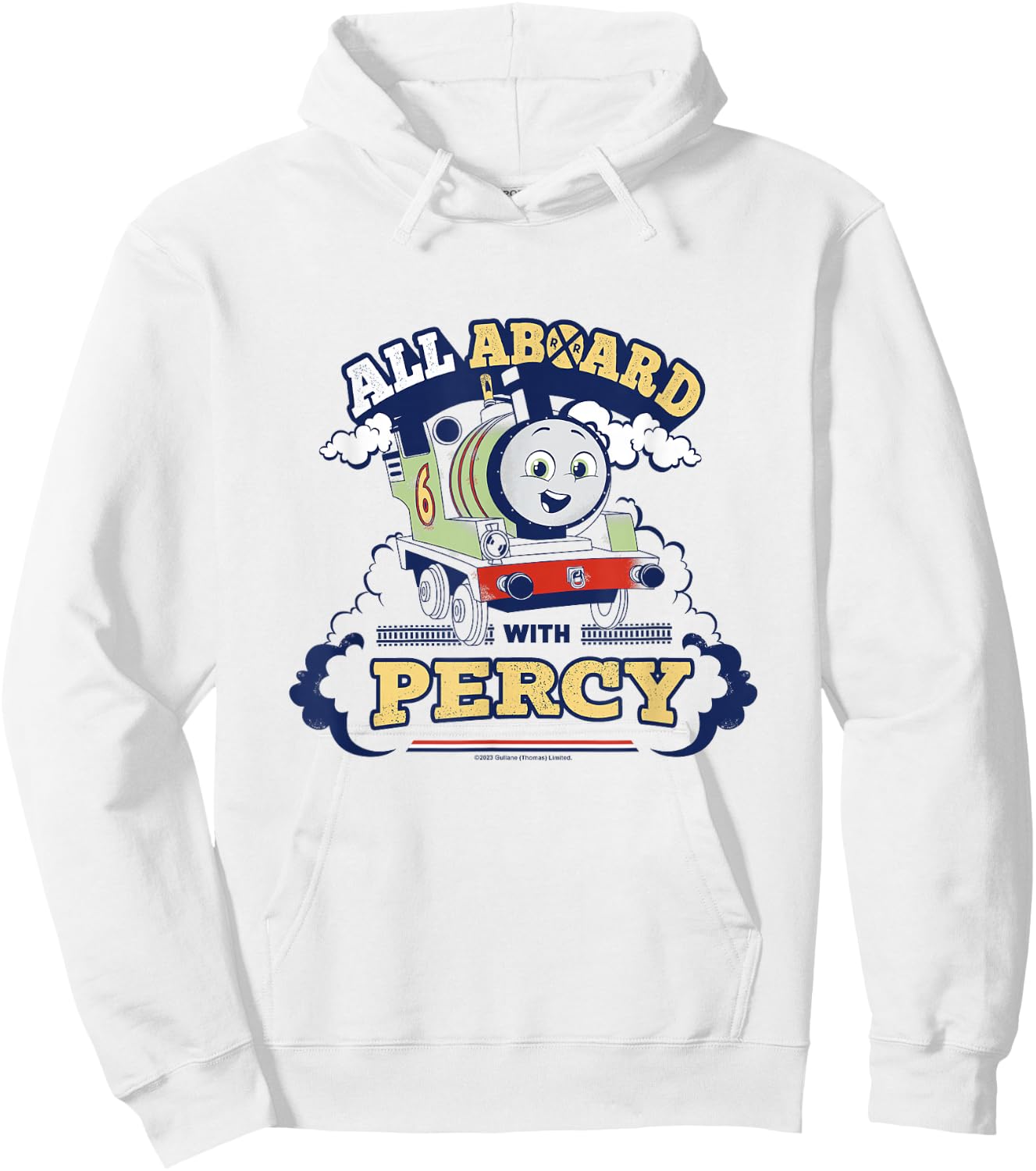 Thomas & Friends - All on Board with Percy Hoodie - Hoodie | White