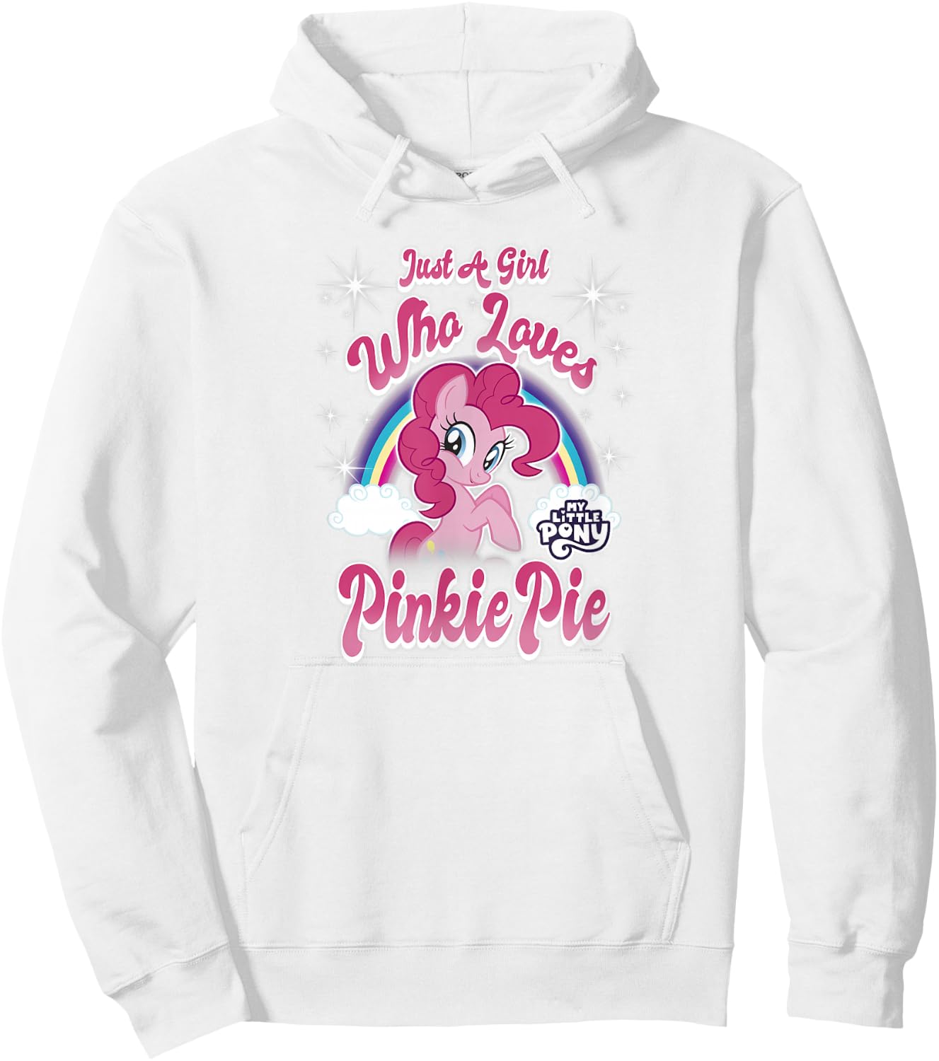 My Little Pony: Friendship Is Magic Girl Loves Pinkie Pie Hoodie - Hoodie | White