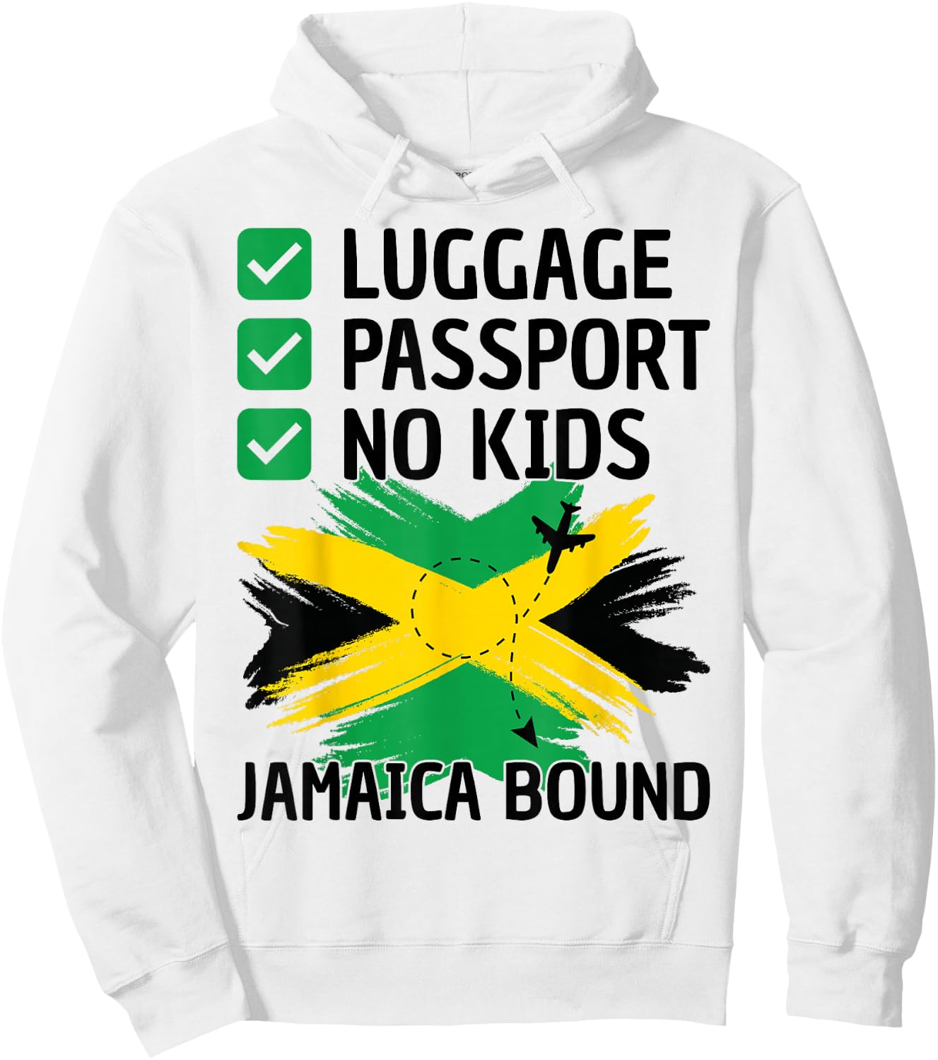 Jamaican Travel Vacation Outfit to Jamaica Men Women Jamaica Small Hoodie - Hoodie | White