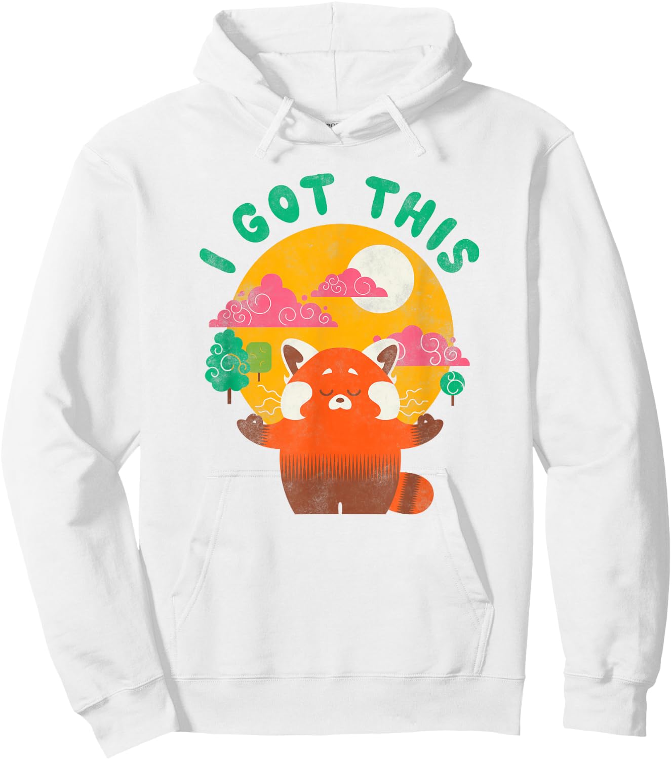 Disney Pixar Turning Red Mei Meditate I Got This Hoodie - Hoodie | White