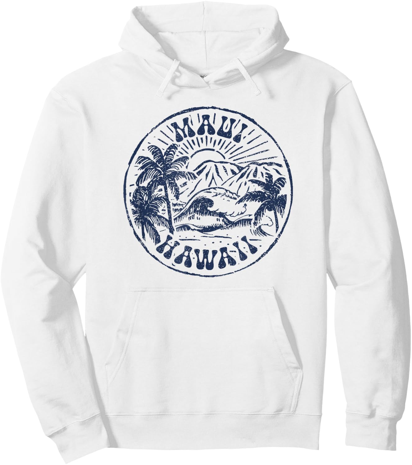 Maui Hawaii Hoodie - Hoodie | White