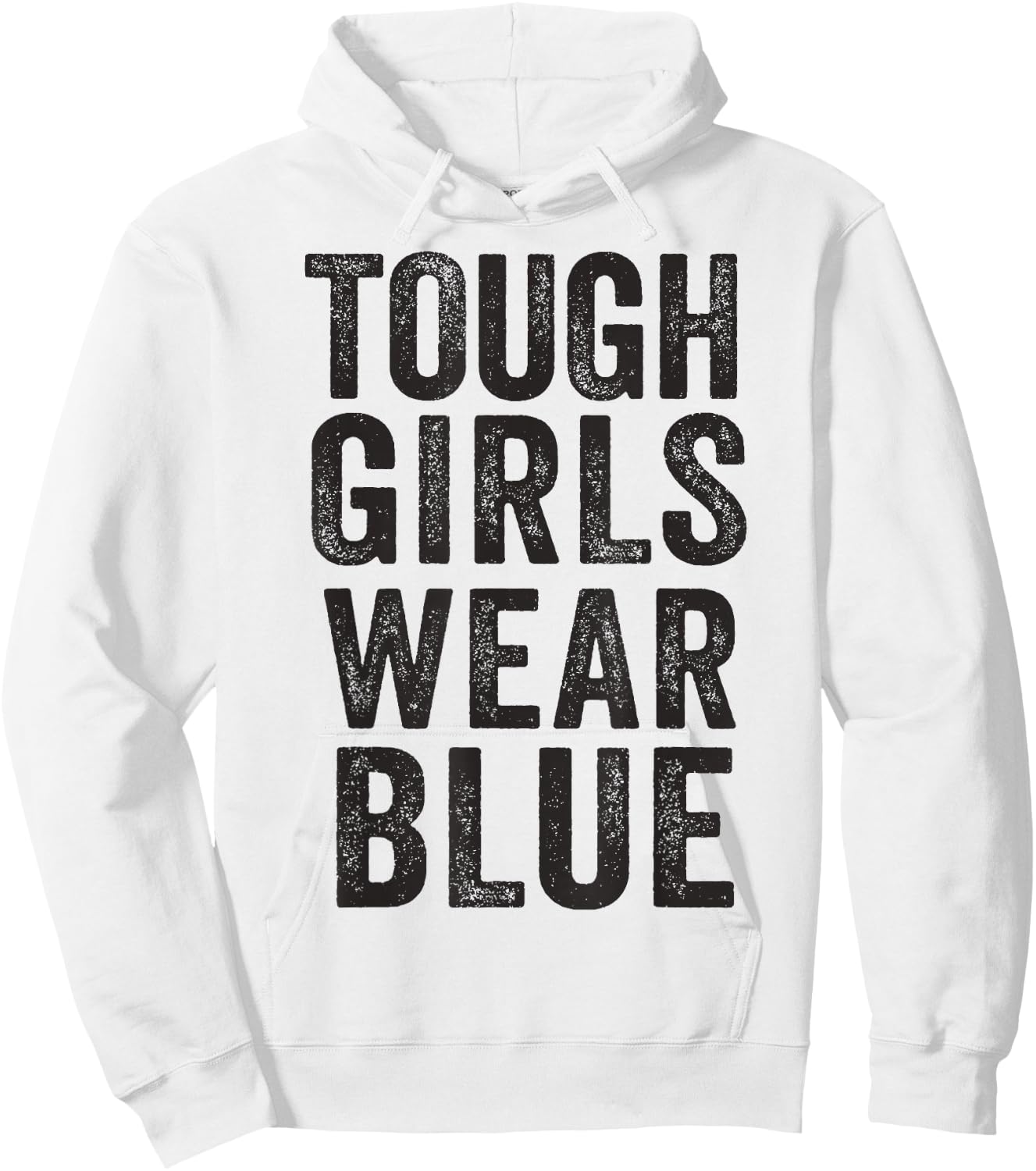 Tough Girls Wear Blue Diabetes Awareness November Women's Hoodie - Hoodie | White