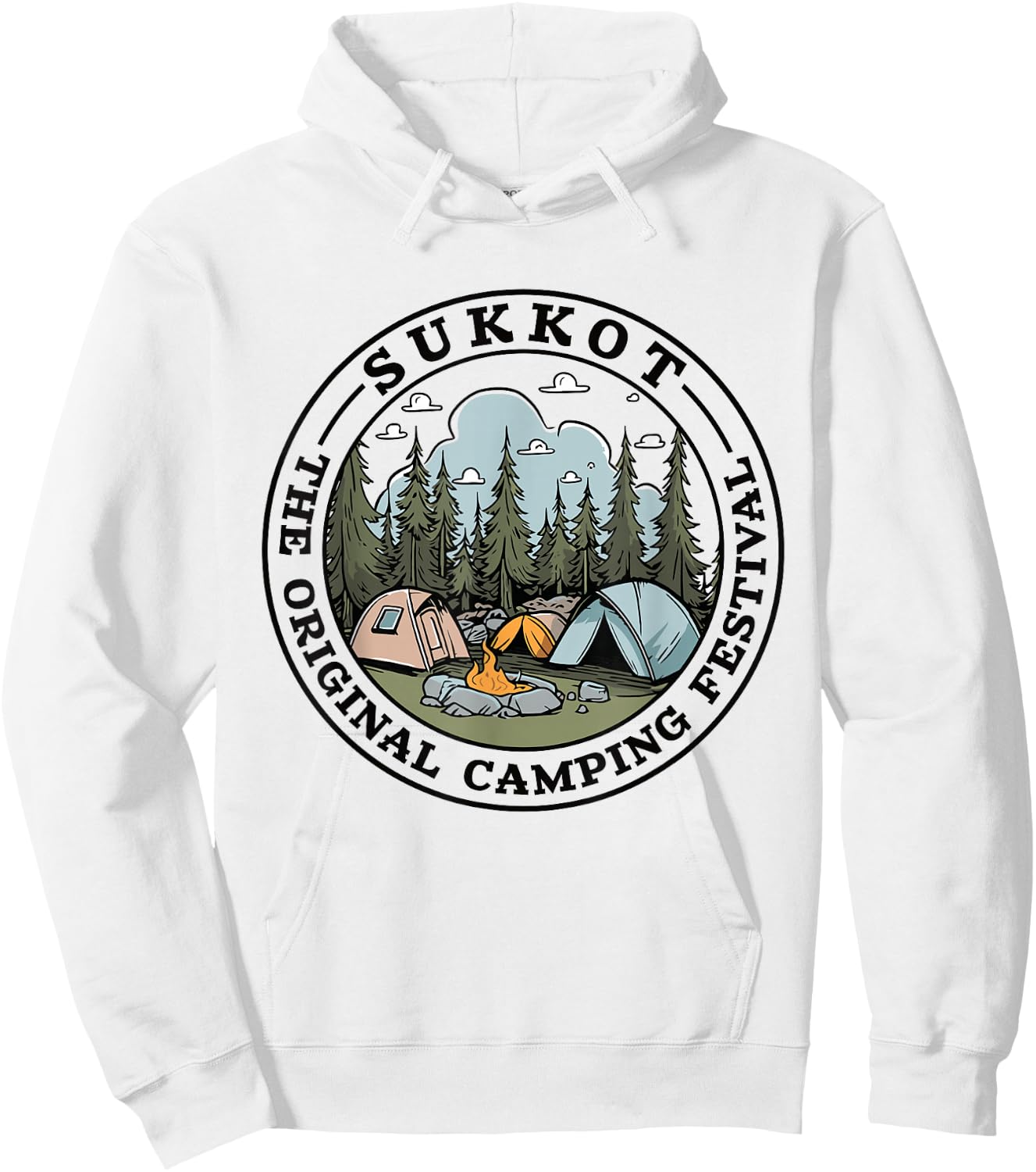 The Original Camping Festival SUKKOT Hoodie - Hoodie | White