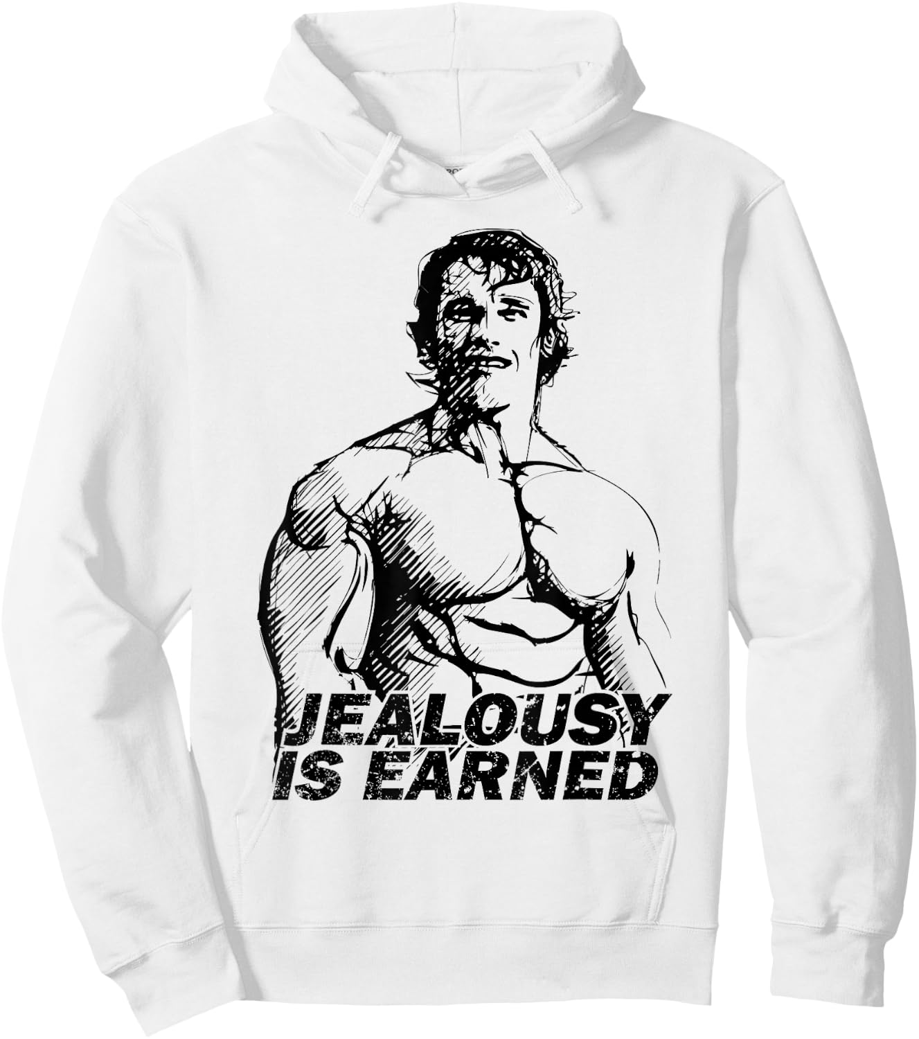 Bodybuilding Gym Inspiration Arnold Old School Golden Era Hoodie - Hoodie | White