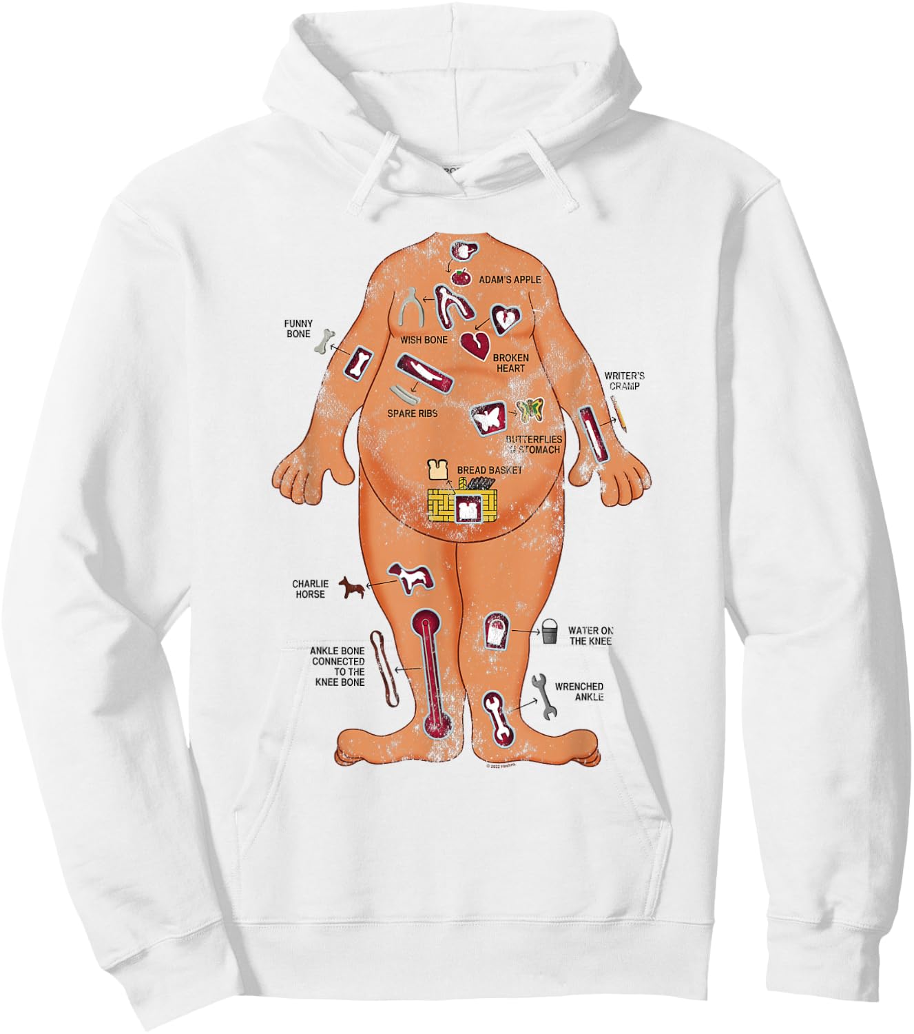 Operation Classic Board Game Surgery Table Distressed Shot Hoodie - Hoodie | White