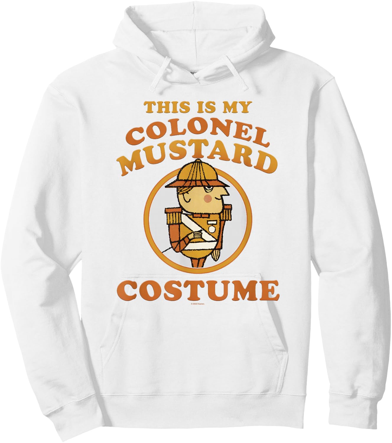 Clue This Is My Colonel Mustard Costume Hoodie - Hoodie | White