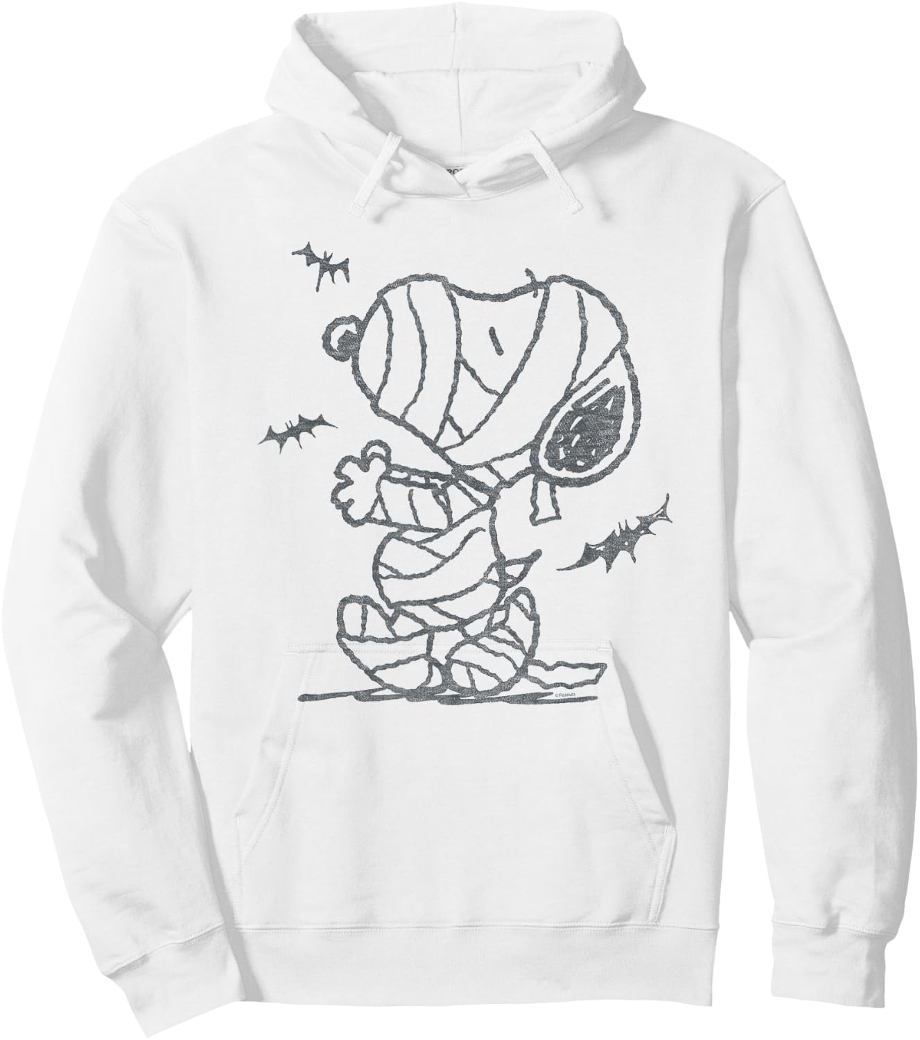 Peanuts - Snoopy Mummy And Bats Hoodie - Hoodie | White