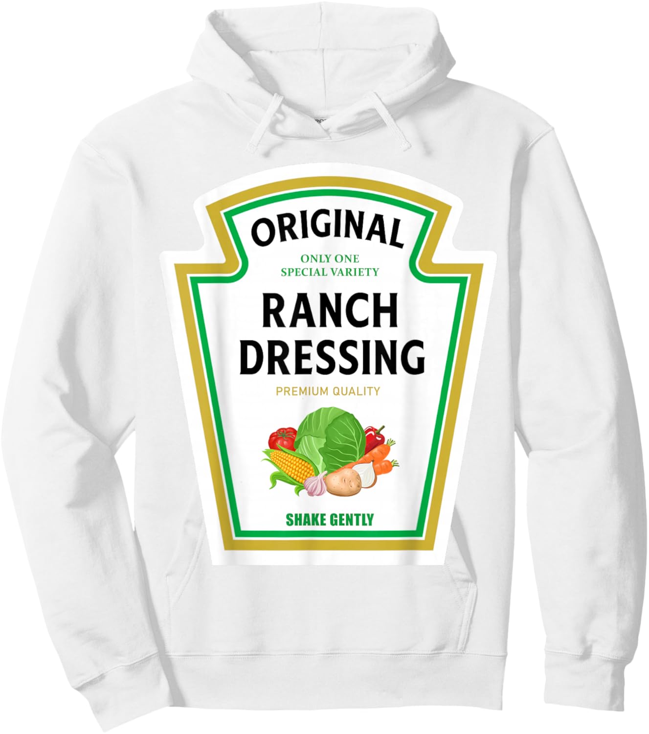 Ranch Dressing 2024 Ketchup Mustard Mayo Halloween Matching Hoodie - Hoodie | White
