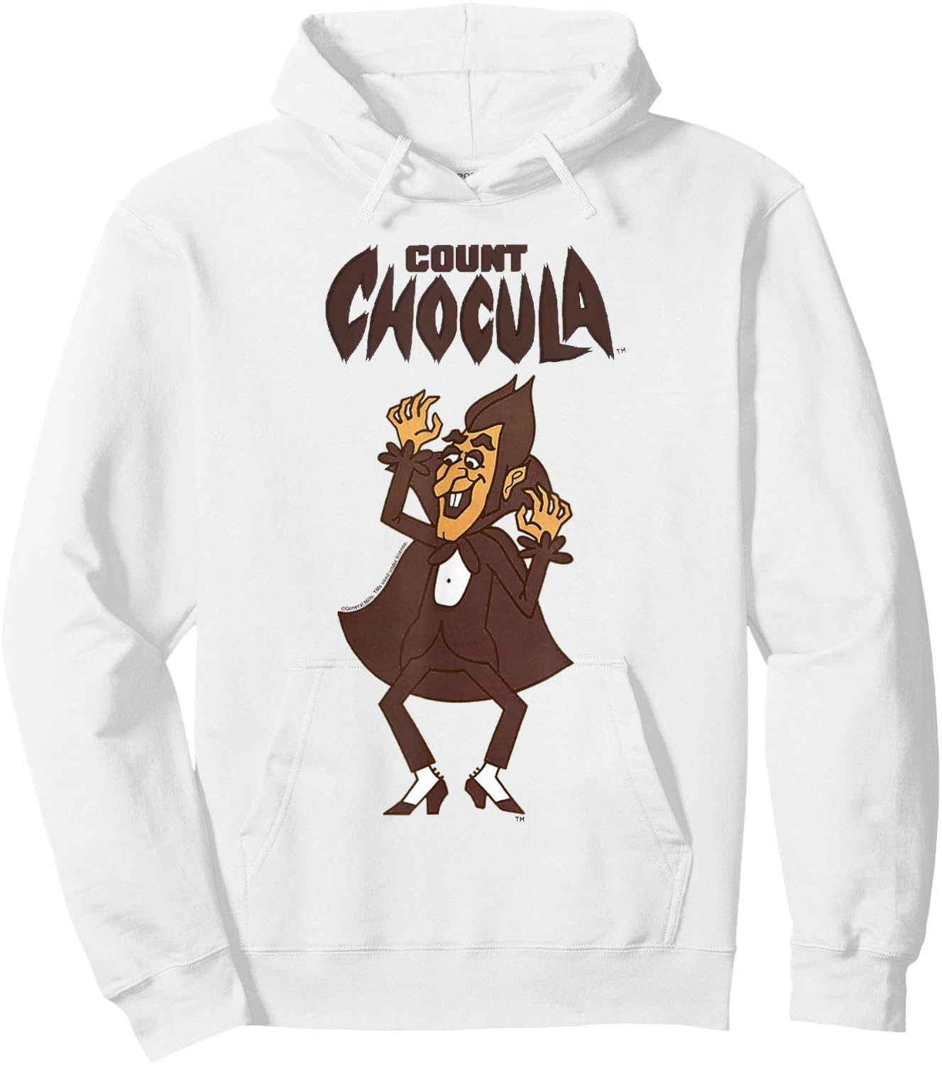 Count Chocula Spooky Epic Pose Vintage Big Chest Portrait Hoodie - Hoodie | White