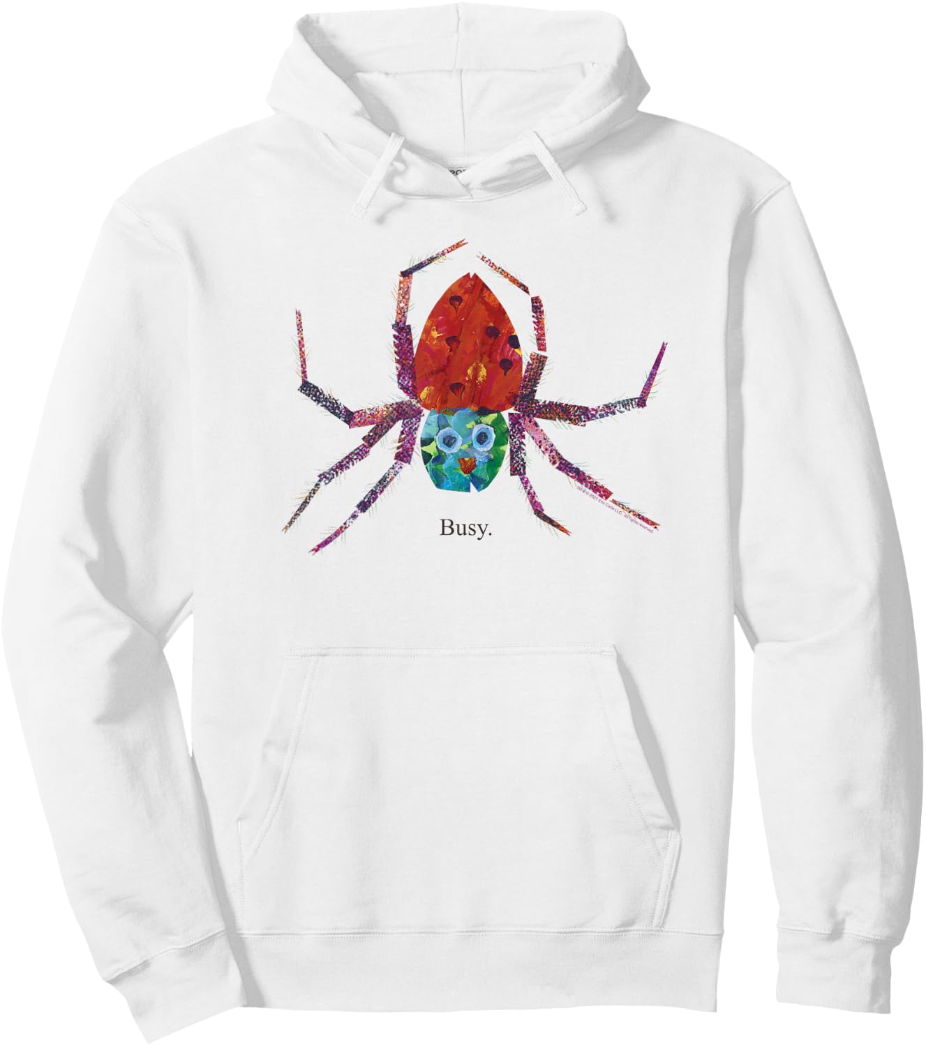 Eric Carle The Very Busy Spider Children's Book Hoodie - Hoodie | White