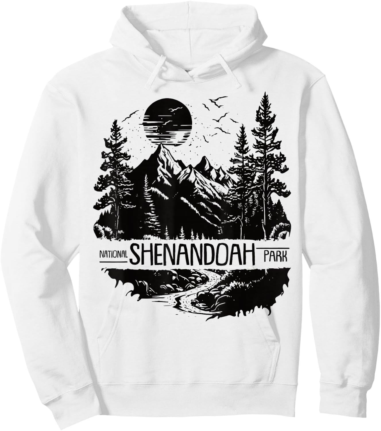 Retro Shenandoah National Park US Vintage Shenandoah Hoodie - Hoodie | White