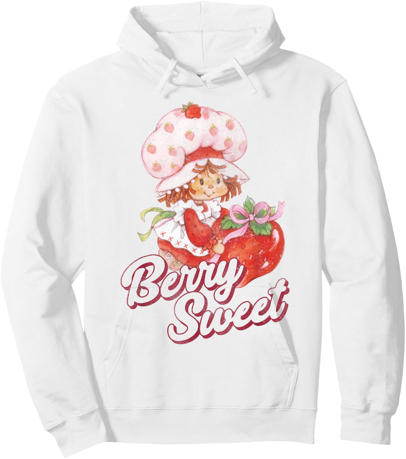 Strawberry Shortcake Vintage Berry Sweet Poster Hoodie - Hoodie | White