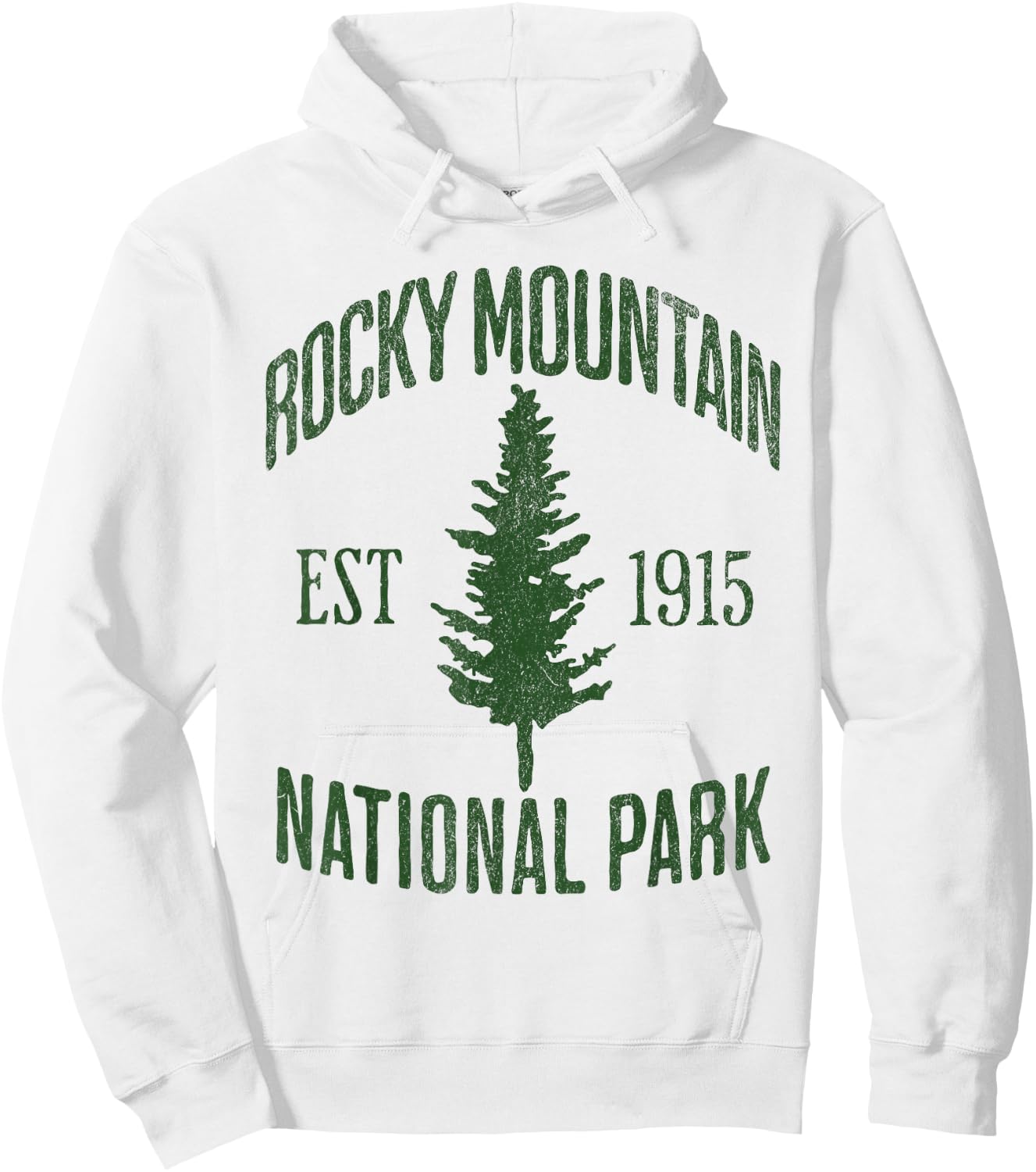 Rocky Mountain National Park Hoodie - Hoodie | White