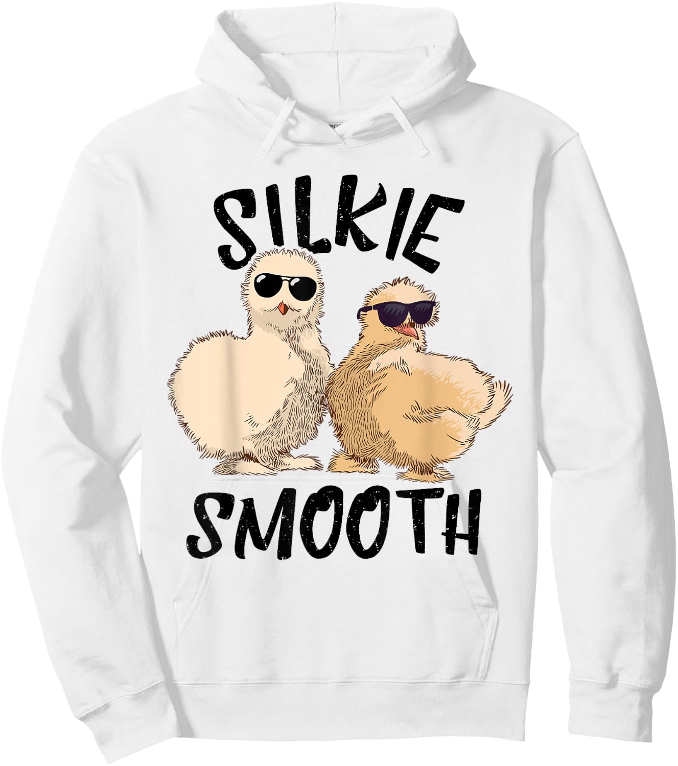 Funny Silkie Chicken Silkie Smooth Silkie Chicken Lover Hoodie - Hoodie | White