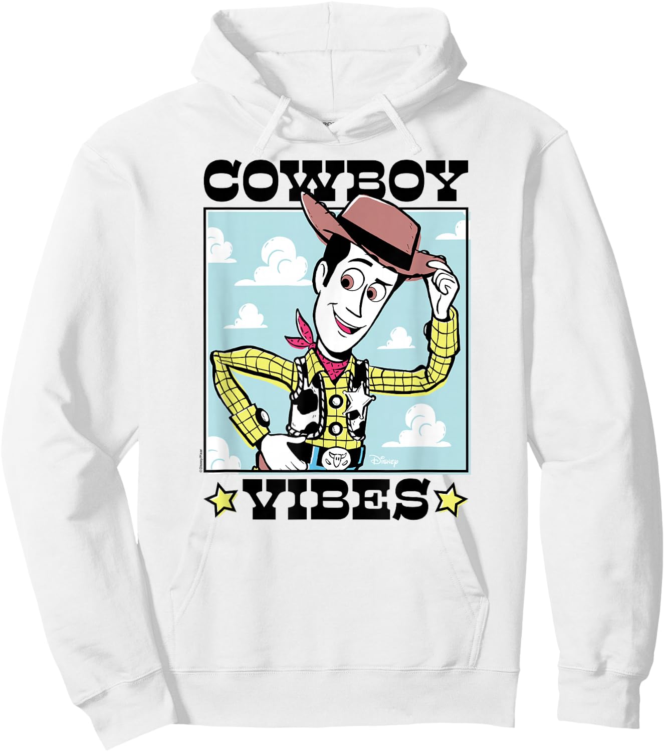 Toy Story - Cowboy Vibes Hoodie - Hoodie | White