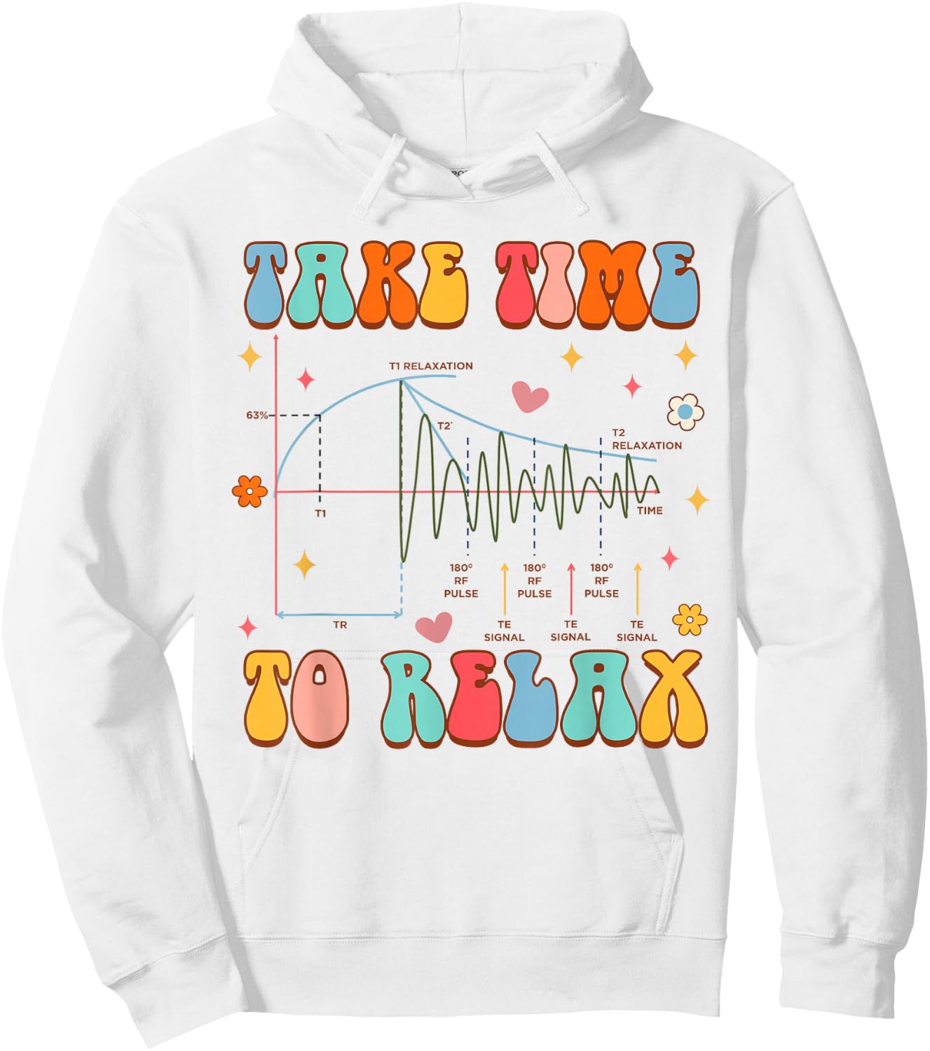 MRI Technologist Radiology Radiologist Takes Time To Relax Hoodie - Hoodie | White