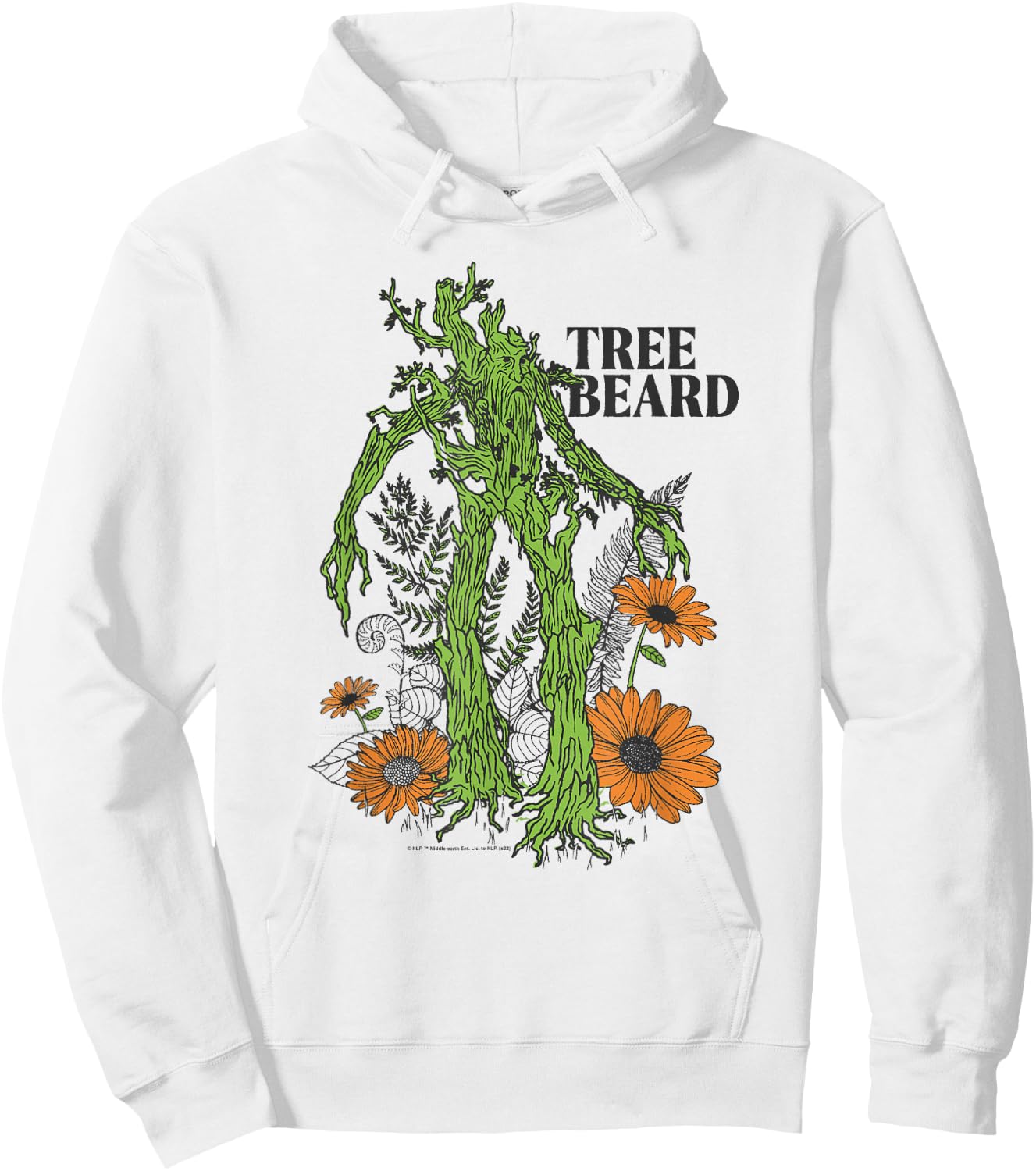 The Lord of The Rings: The Two Towers Tree Beard Nature Hoodie - Hoodie | White