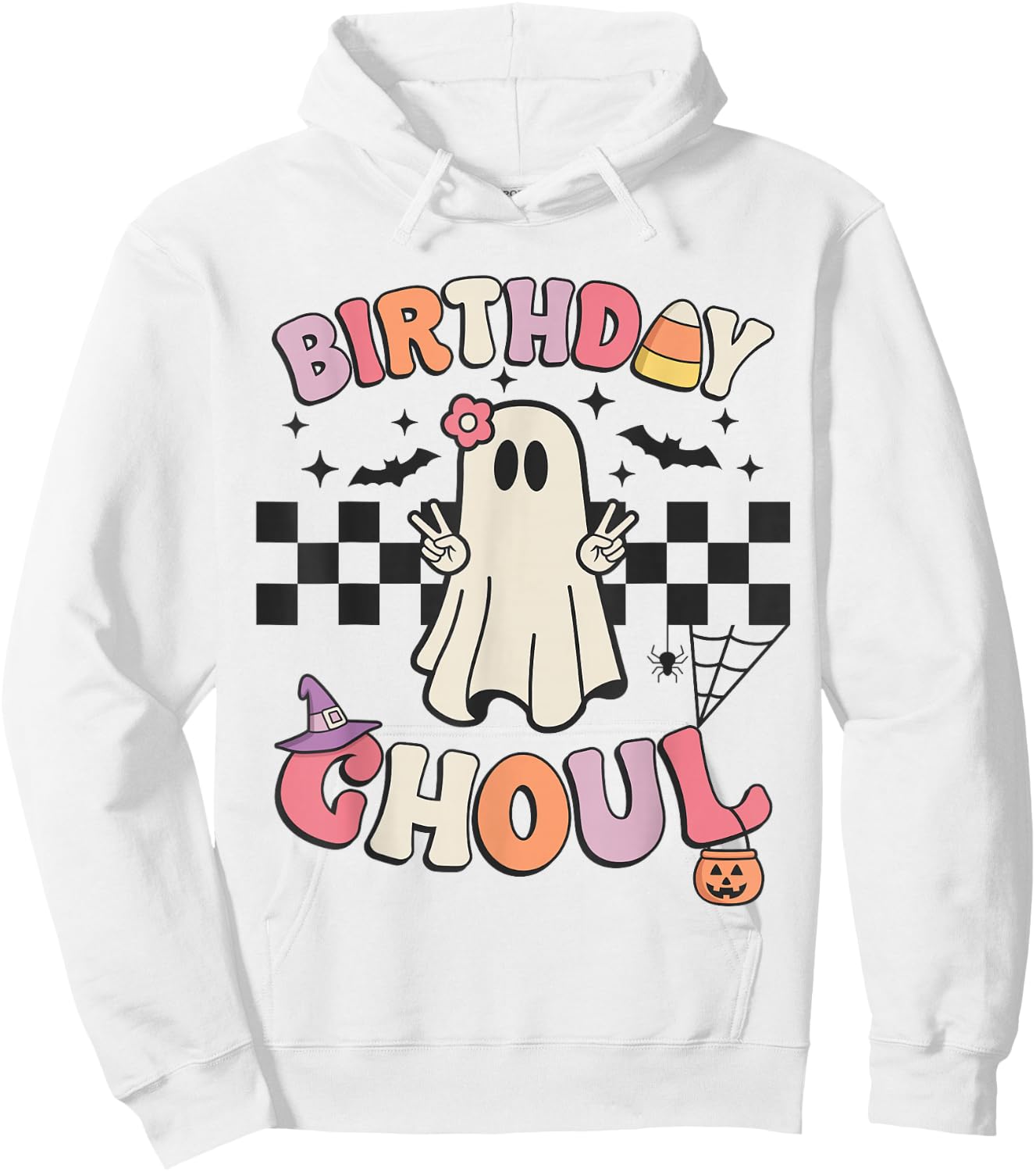 Halloween Birthday Ghoul BDay Party Anniversary Women Girls Hoodie - Hoodie | White