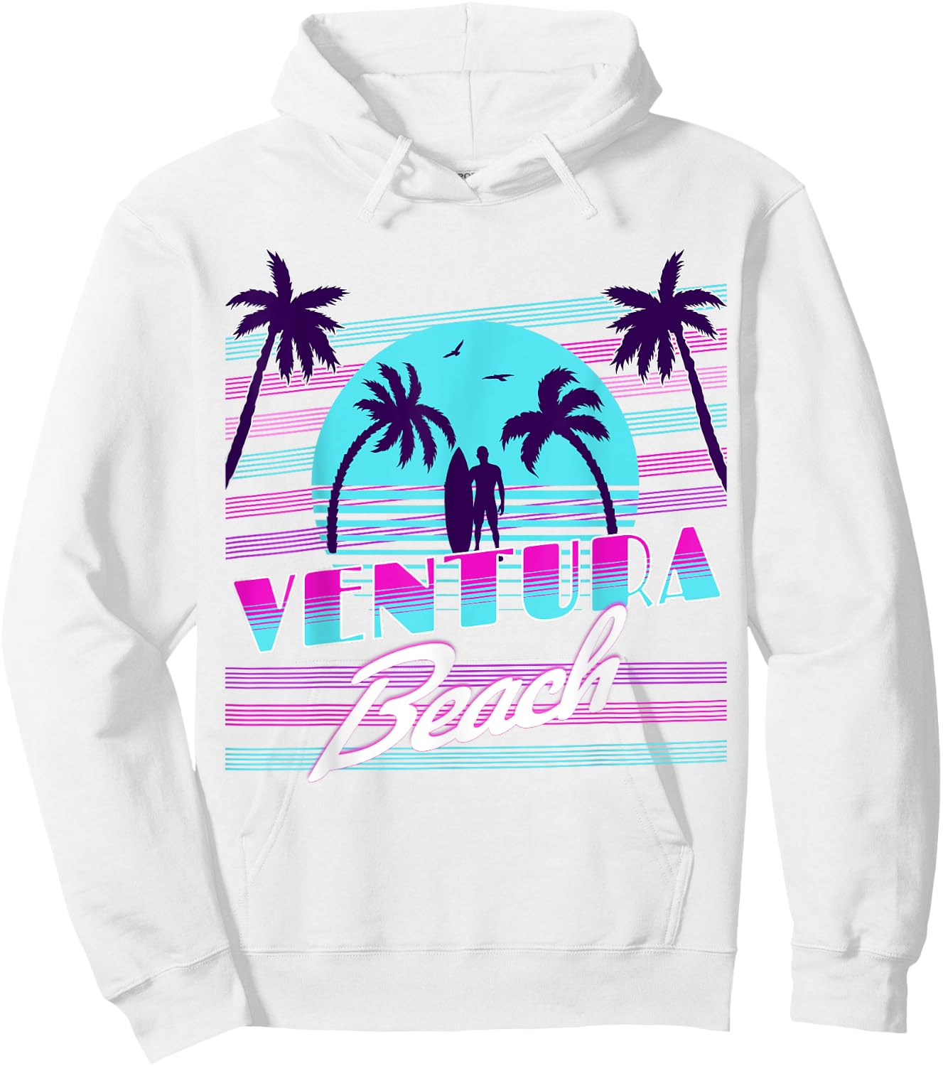 Ventura Beach Men Women Kids Hoodie - Hoodie | White
