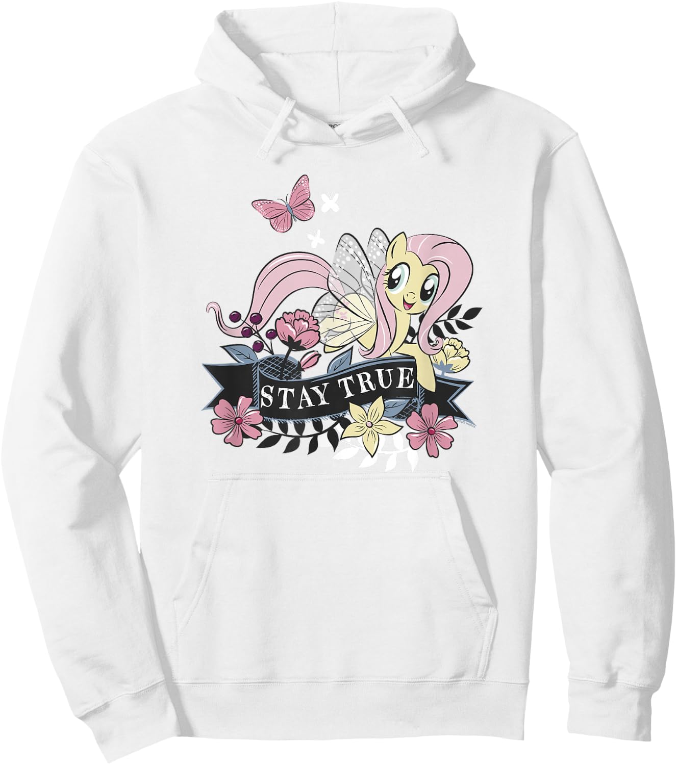 My Little Pony: Friendship is Magic Fluttershy Stay True Hoodie - Hoodie | White