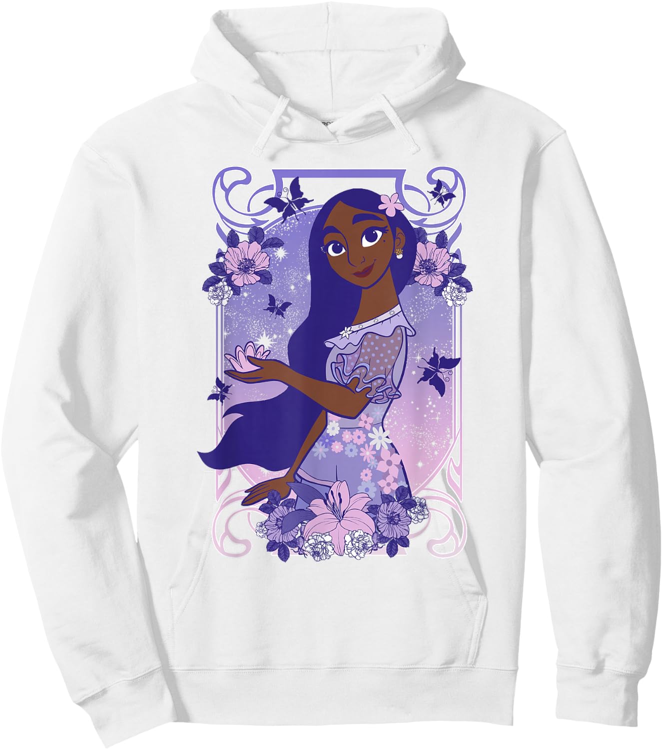 Disney Encanto Isabella Dreamy Floral Portrait Hoodie - Hoodie | White