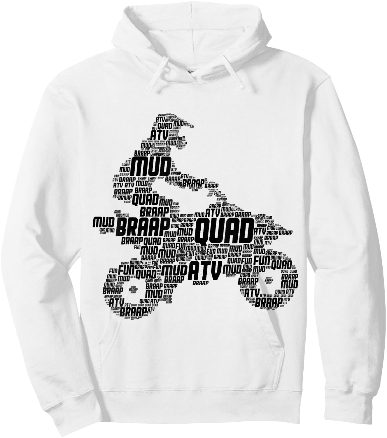 Quad Rider ATV Quad Biker Children Boys Men Hoodie - Hoodie | White