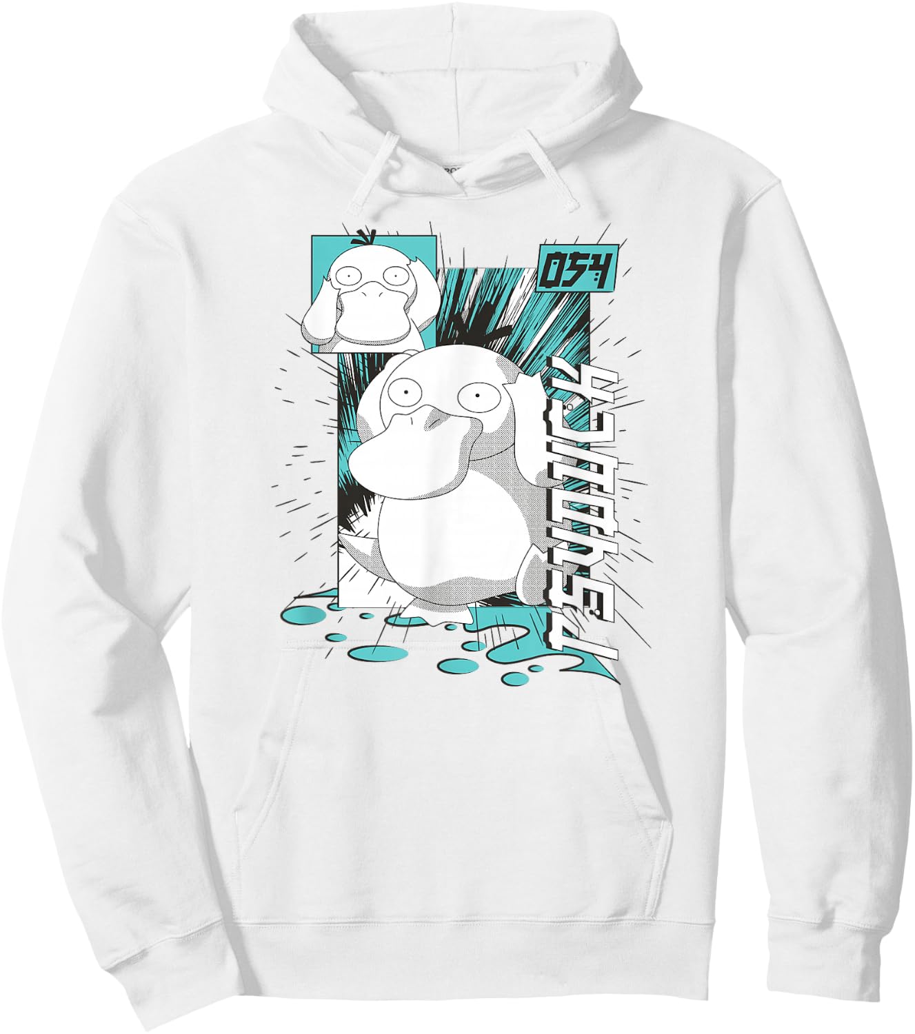 Pokémon - Psyduck Anime Hoodie - Hoodie | White