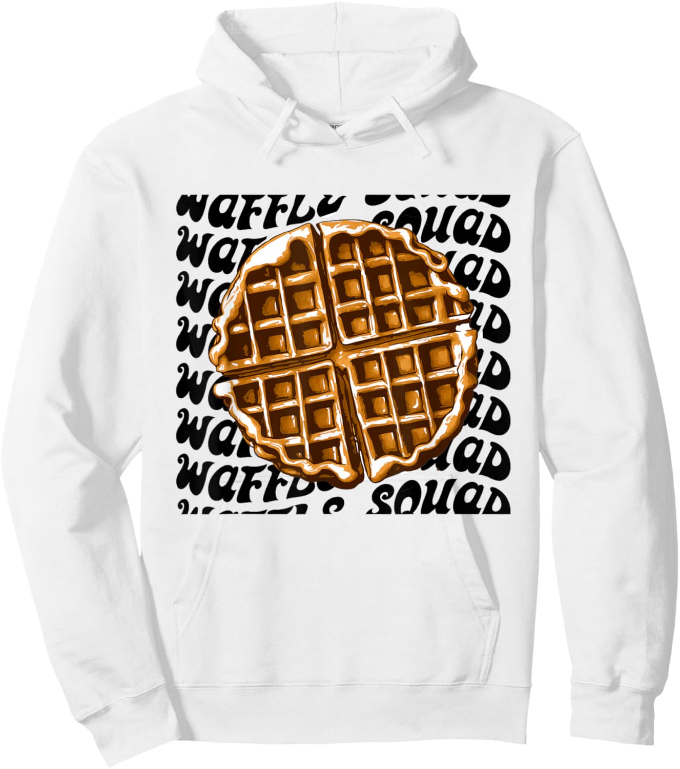 Waffle Gourmet Funny Quote Waffle Squad Hoodie - Hoodie | White