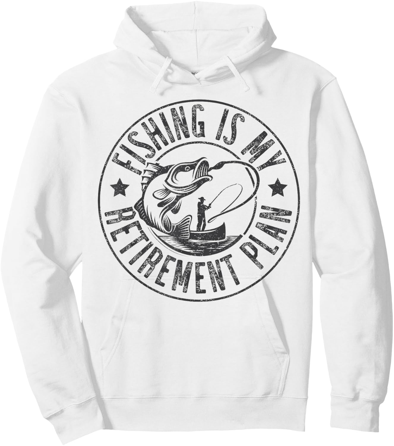 Fishing Is My Retirement Plan,Funny Love Fishing Retired Hoodie - Hoodie | White